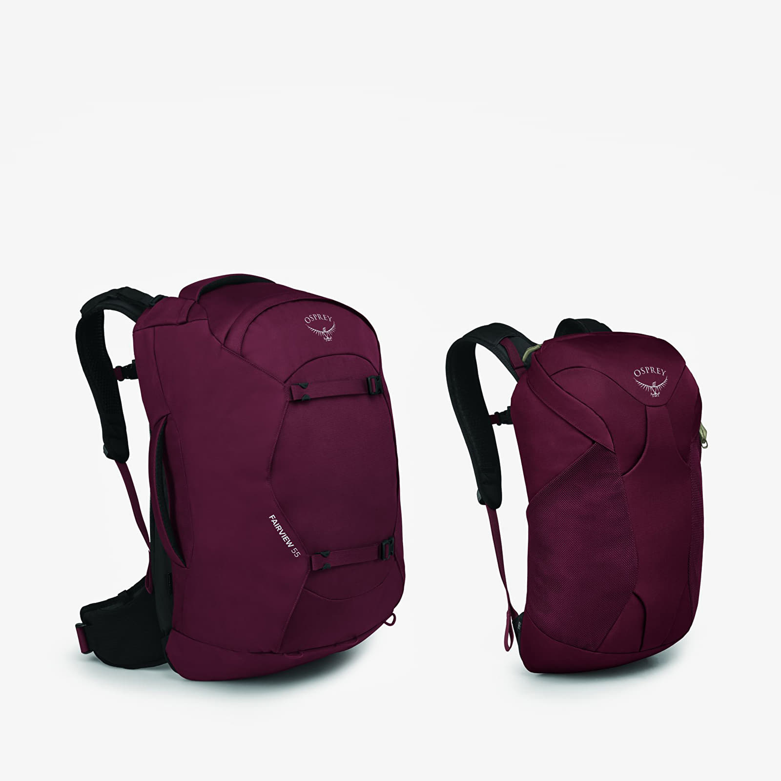 Schoudertassen Osprey Fairview 55 Zircon Red