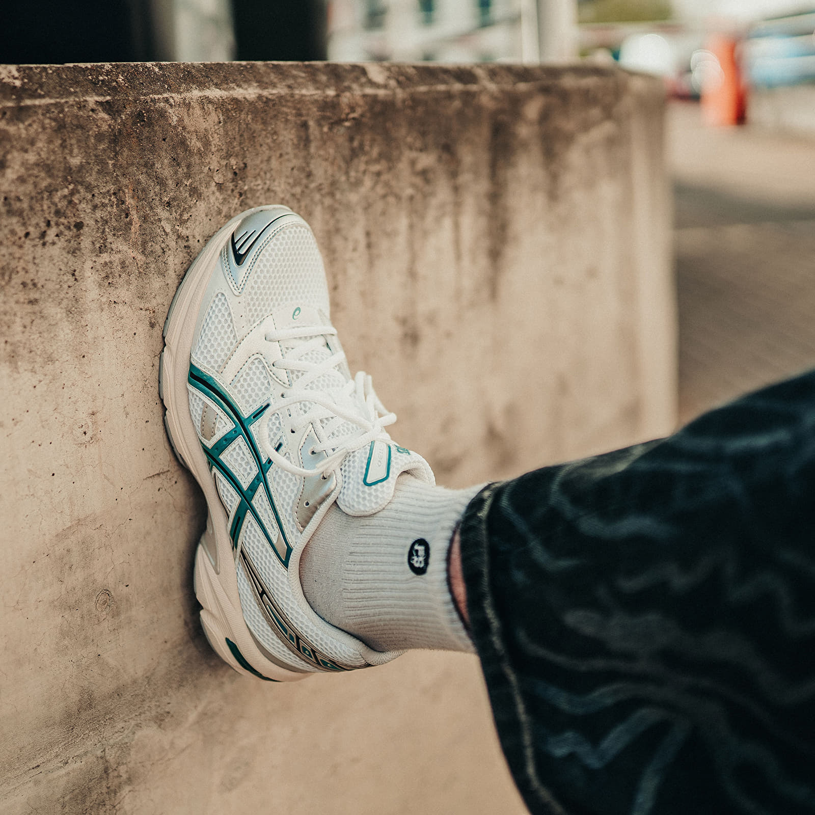 Men's sneakers and shoes Asics Gel-1130 White/ Rainy Lake