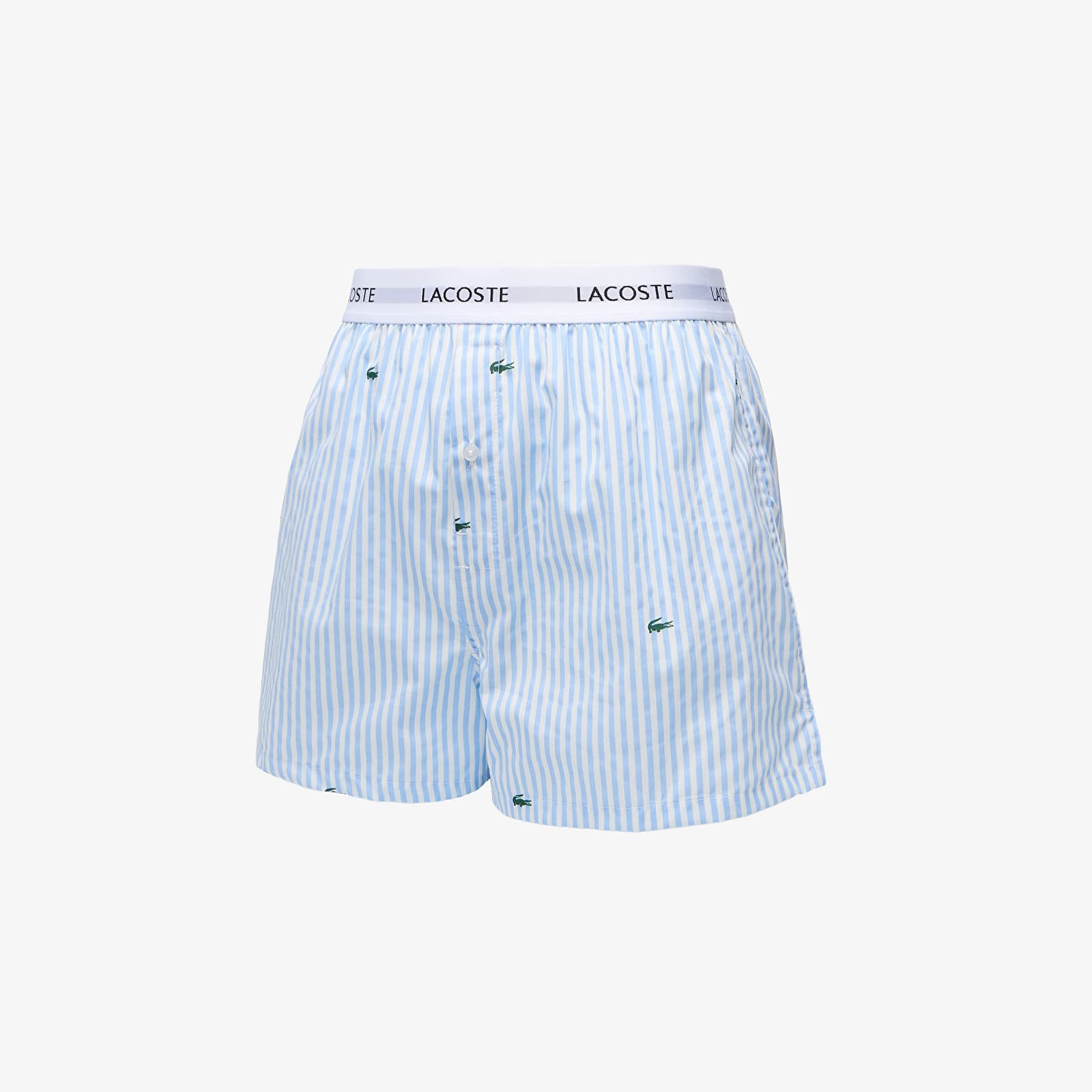 Boksersortsid LACOSTE Boxer 3-Pack Overview/ White/ Green/ Navy
