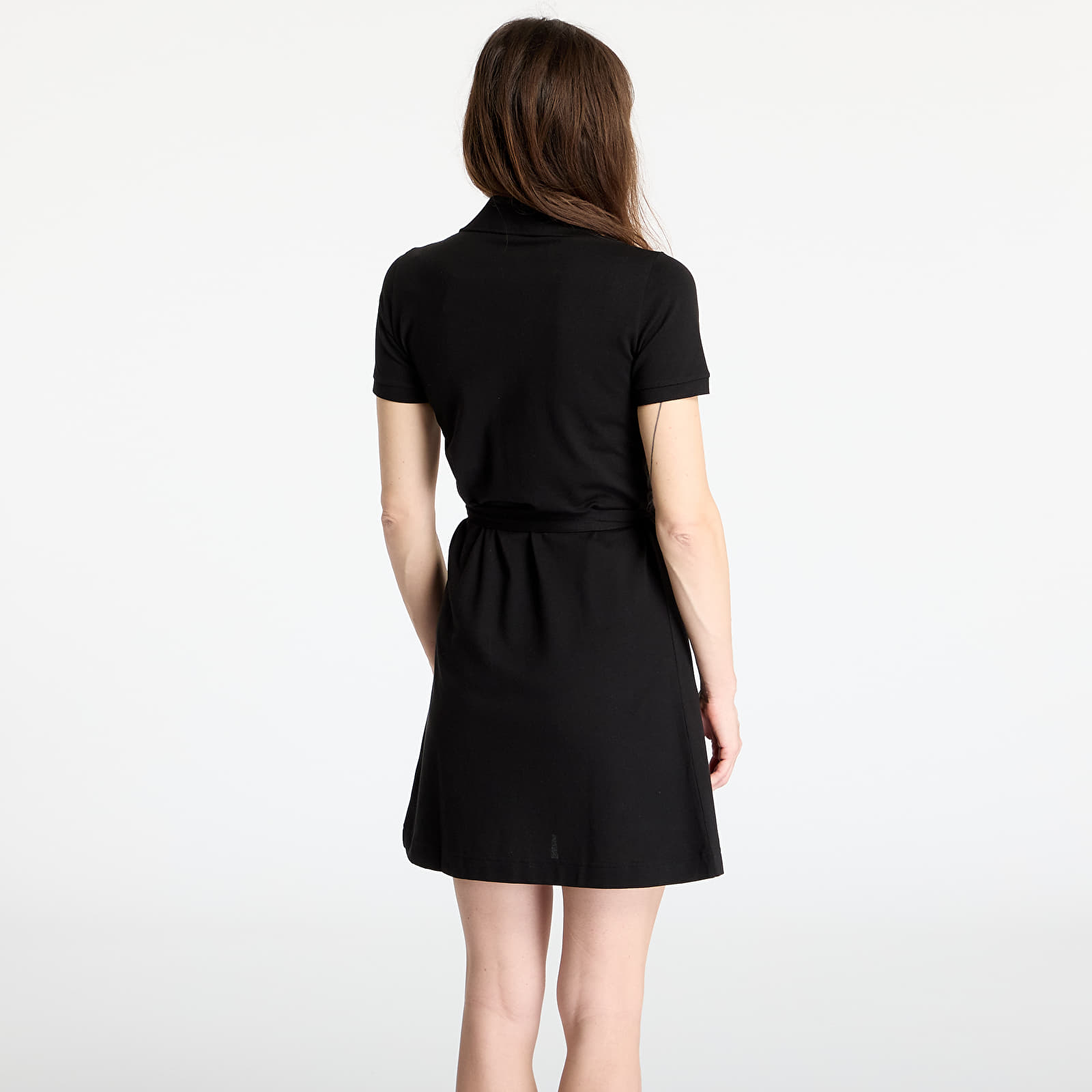 Kleider LACOSTE Stretch Mini Pique Dress Black