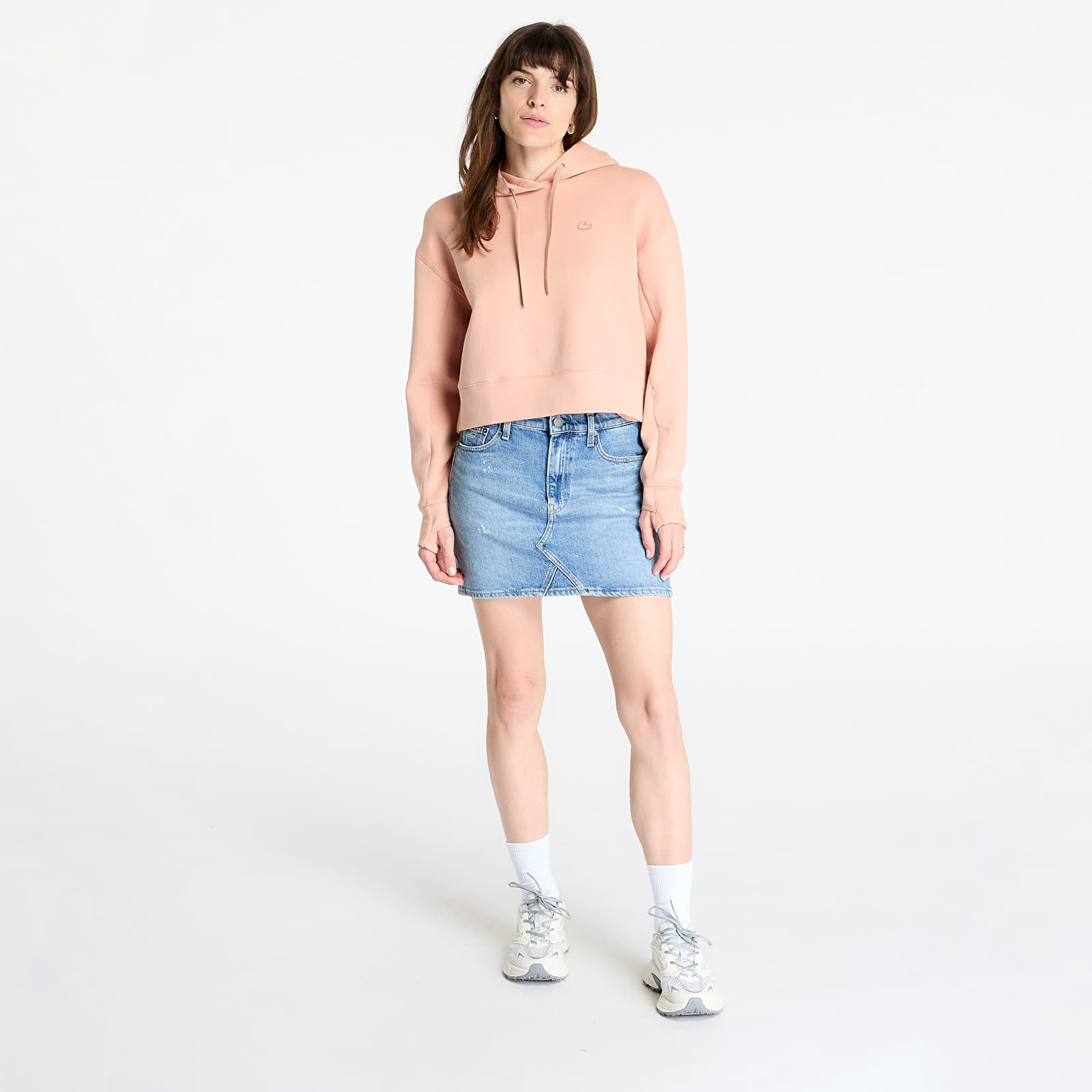 Sudaderas LACOSTE Double Face Sweatshirt Latte