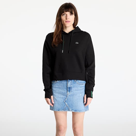 Sweatshirt LACOSTE Double Face Sweatshirt Black