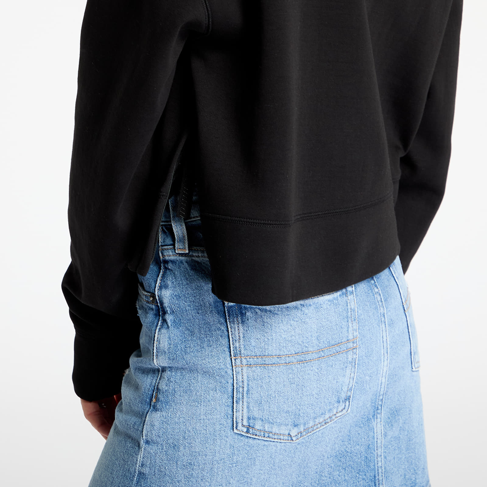 Kapuutsikud ja kampsunid LACOSTE Double Face Sweatshirt Black