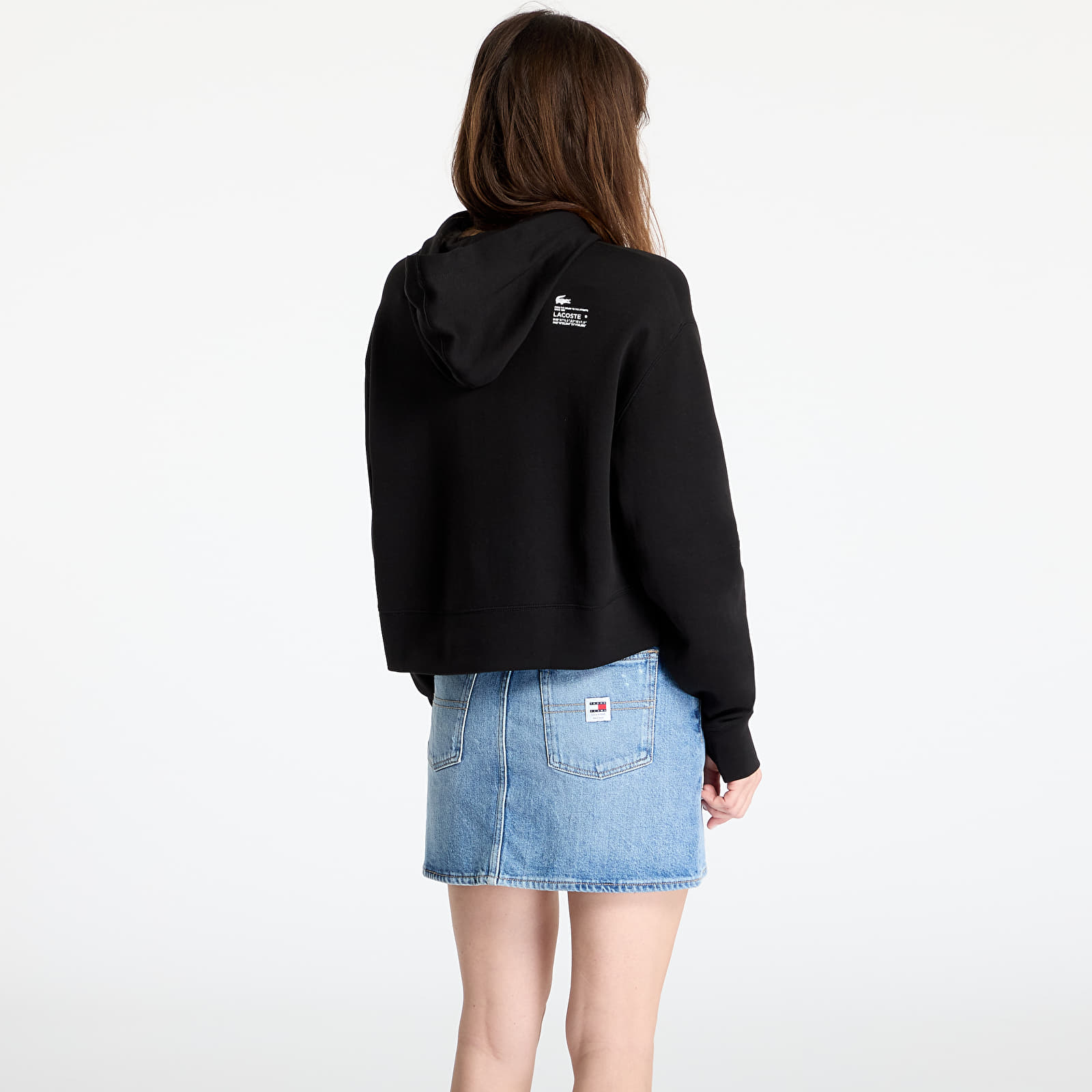 Kapuutsikud ja kampsunid LACOSTE Double Face Sweatshirt Black