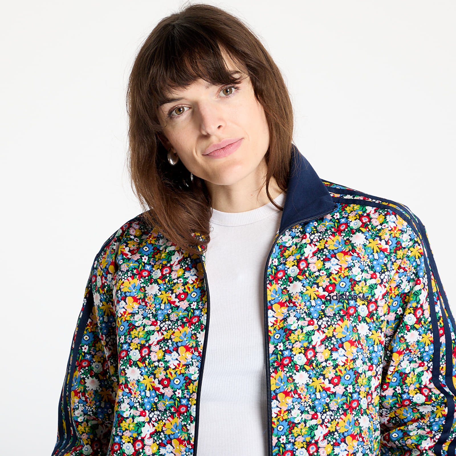 Hanorace adidas Originals X Liberty London Tracktop Multicolor/ Night Indigo
