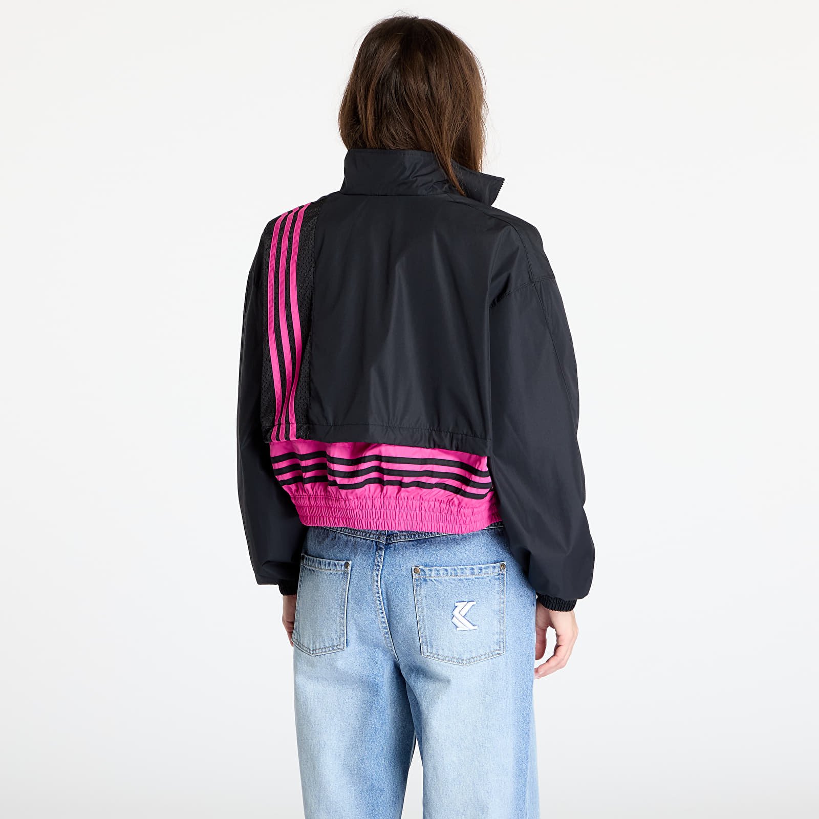 Joped adidas Adibreak Woven 2In1 Track Top Black/ Semi Lucid Fuchsia
