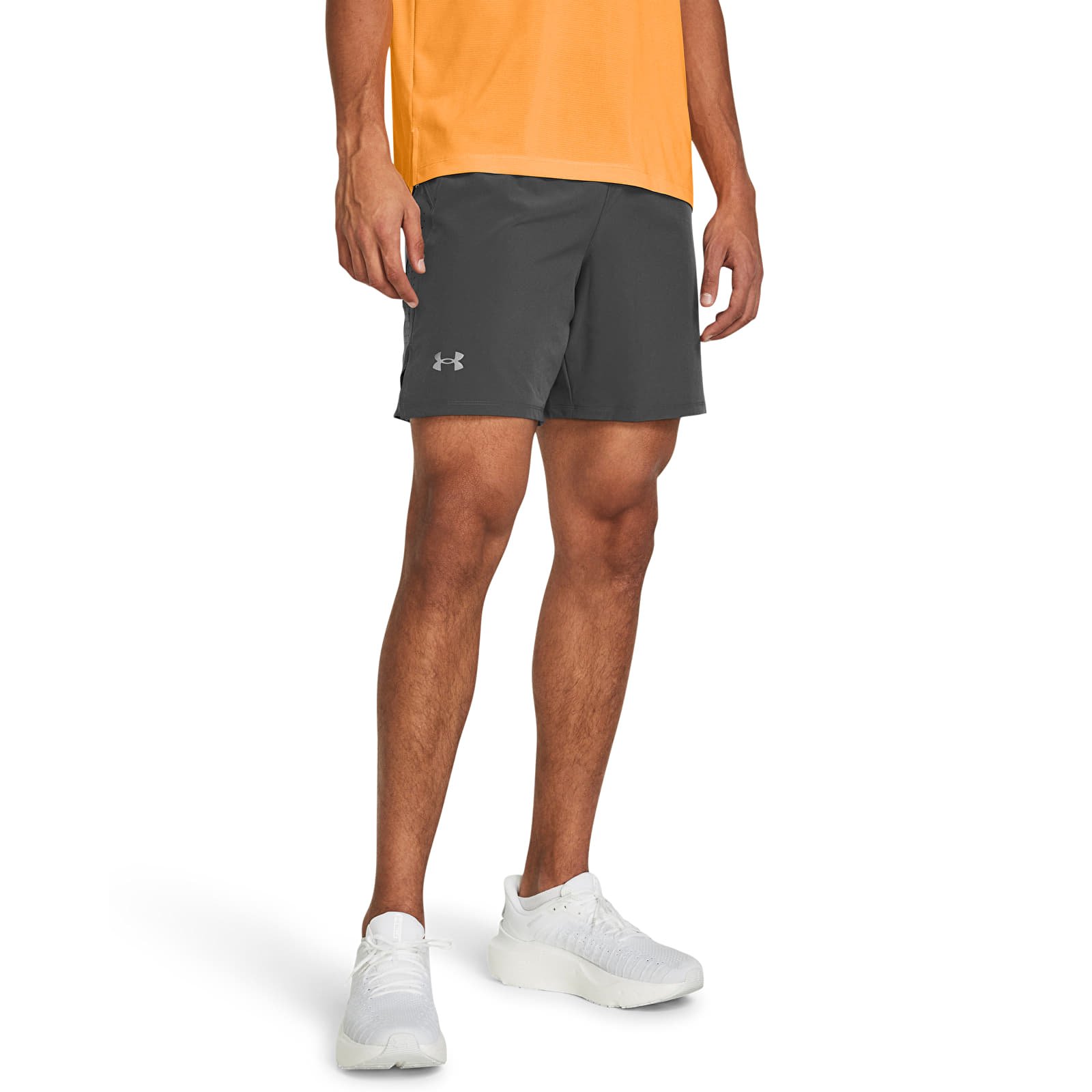 Pantalones cortos para hombre Under Armour LAUNCH PRO 7'' SHORTS Castlerock/ Castlerock/ Reflective