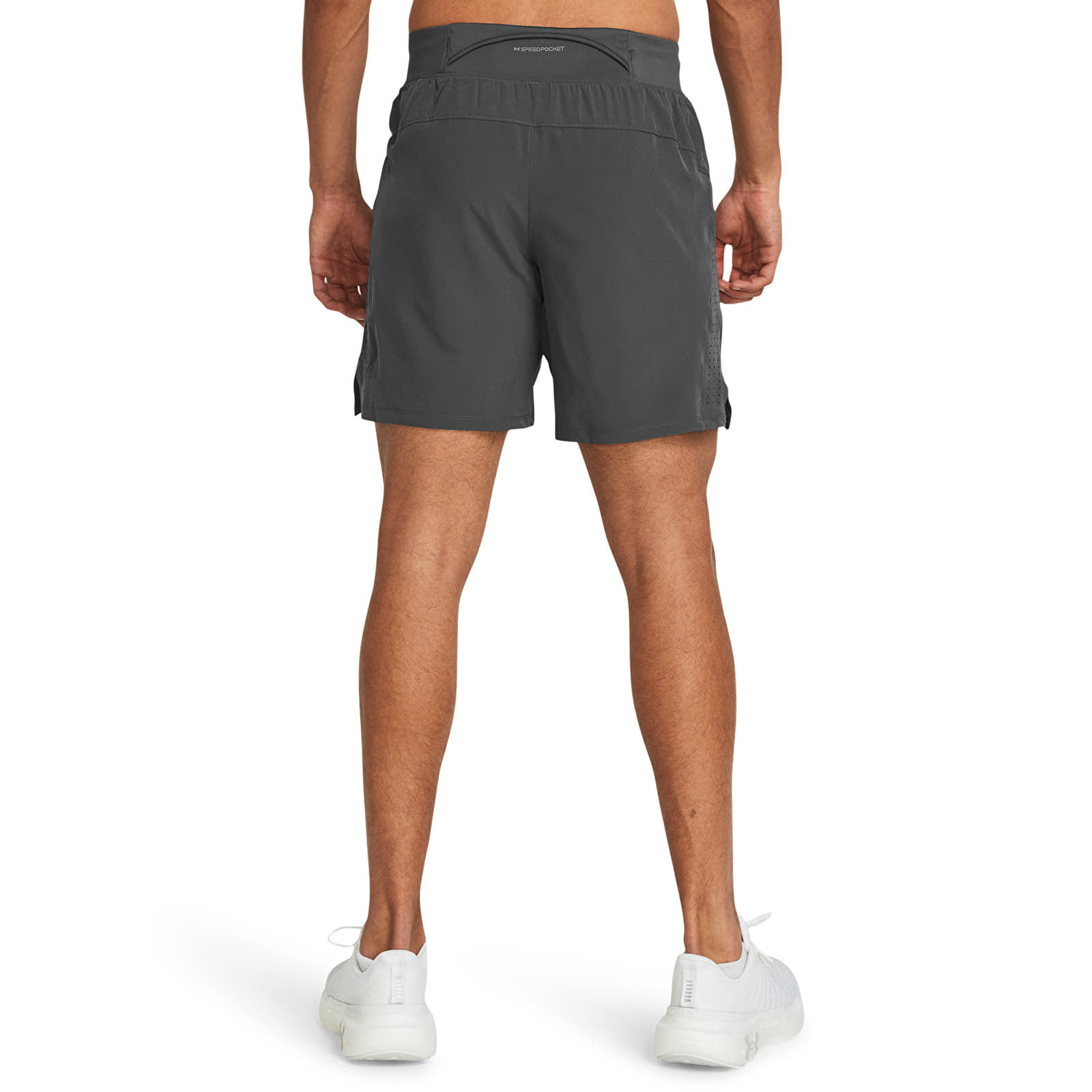 Pantalones cortos para hombre Under Armour LAUNCH PRO 7'' SHORTS Castlerock/ Castlerock/ Reflective