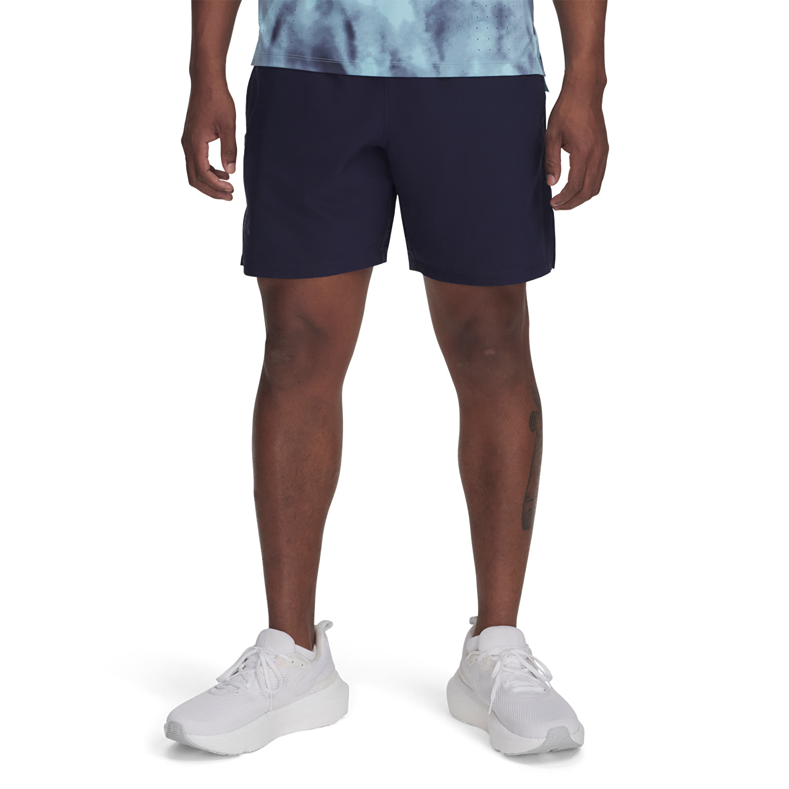 Men's shorts Under Armour LAUNCH PRO 2n1 7'' SHORTS Midnight Navy/ Stream/ Reflective