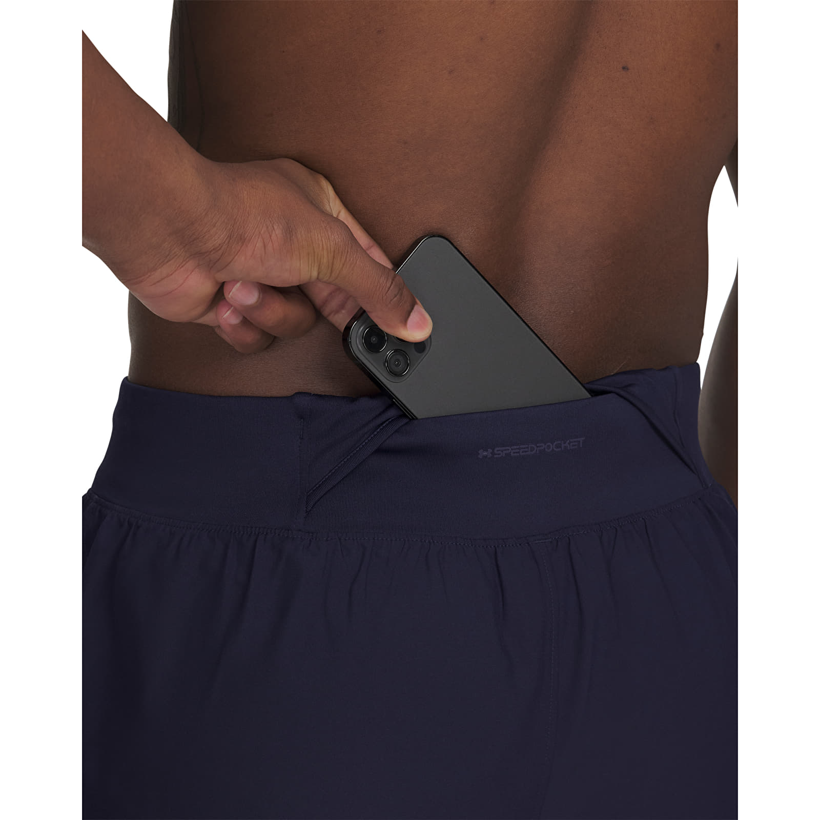 Men's shorts Under Armour LAUNCH PRO 2n1 7'' SHORTS Midnight Navy/ Stream/ Reflective