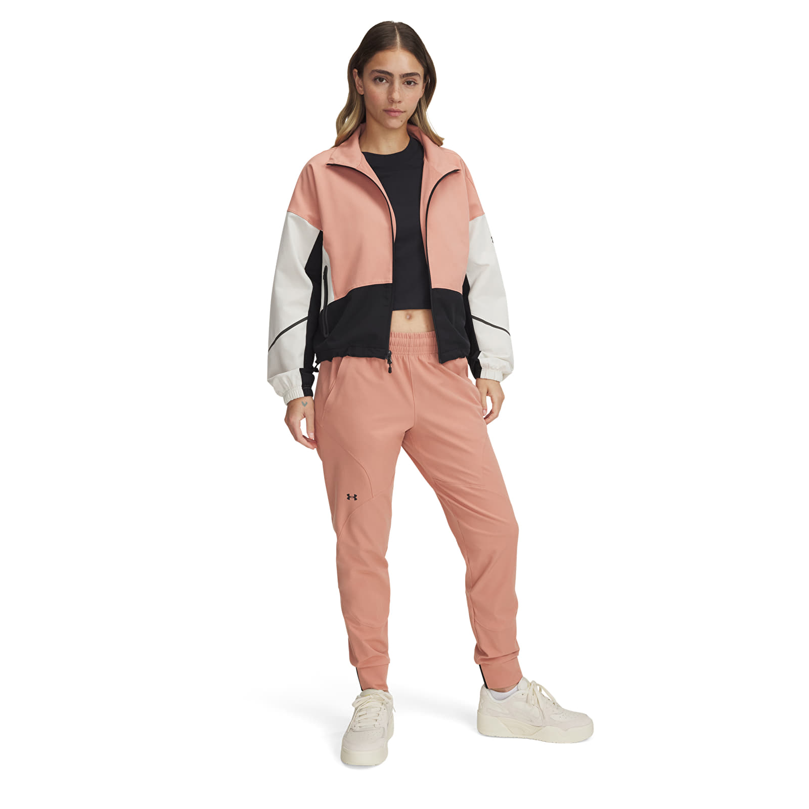 Women's Trousers Under Armour Unstoppable Jogger Canyon Pink/ Black