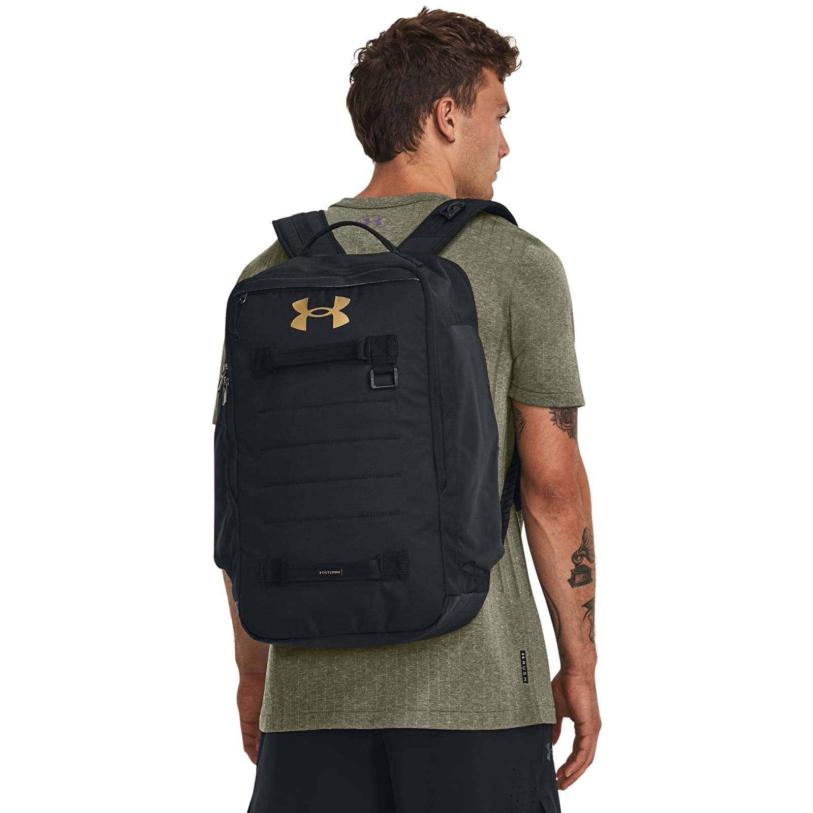 Backpack Under Armour Contain Backpack Black/ Black/ Metallic Gold Universal