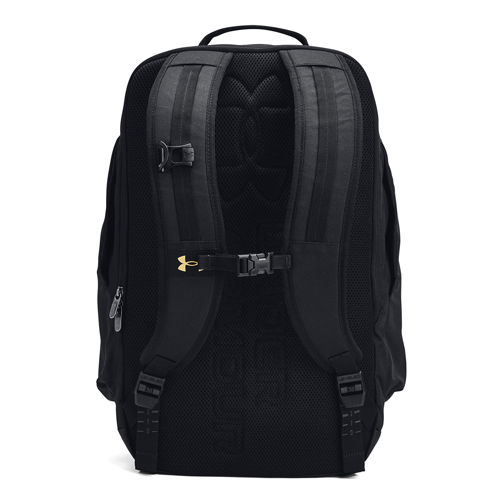 Meeste seljakotid Under Armour Contain Backpack Black/ Black/ Metallic Gold