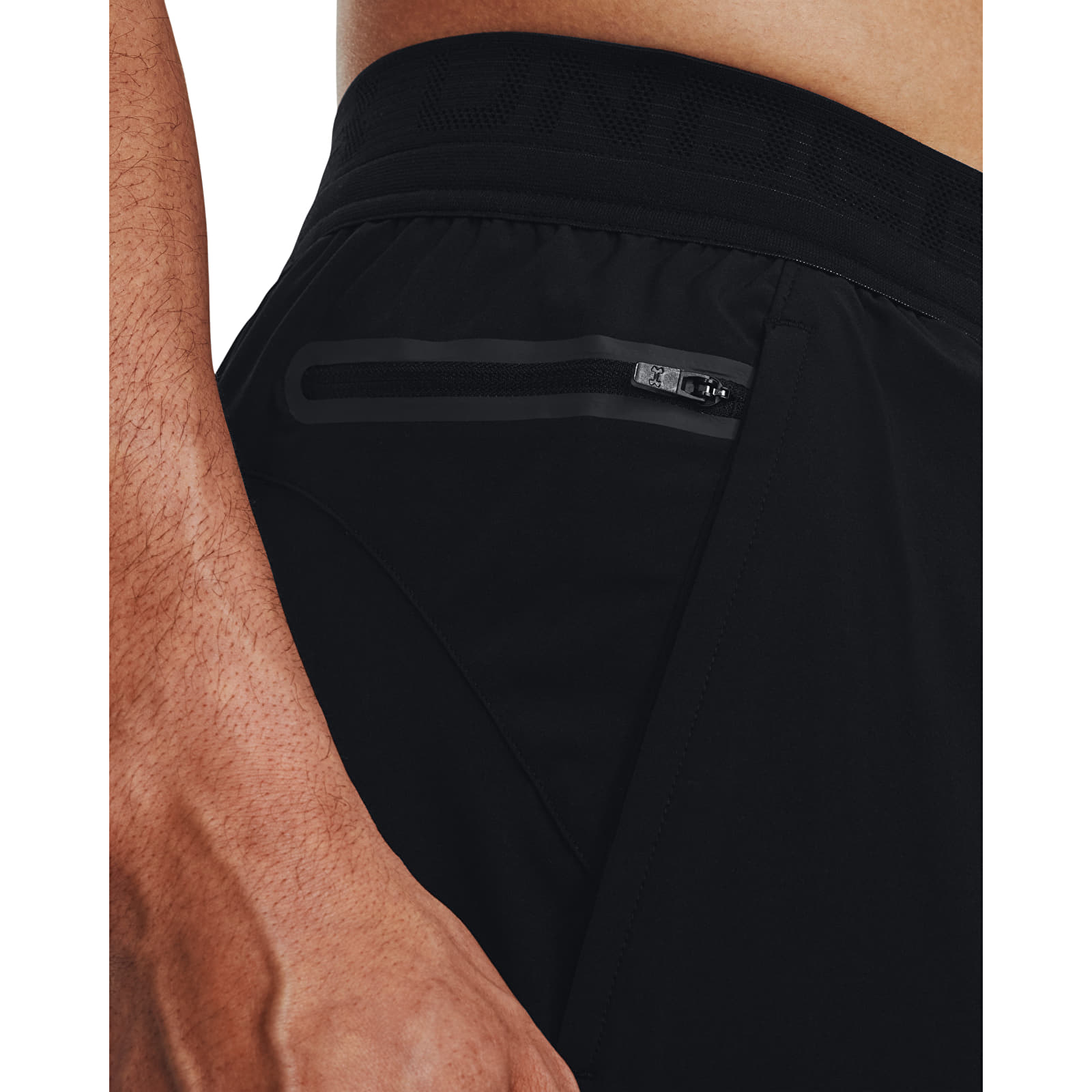 Shorts für Männer Under Armour Vanish Elite 2in1 Short Black/ Black