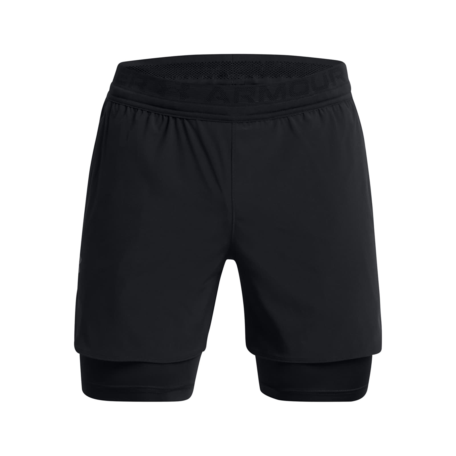 Shorts für Männer Under Armour Vanish Elite 2in1 Short Black/ Black