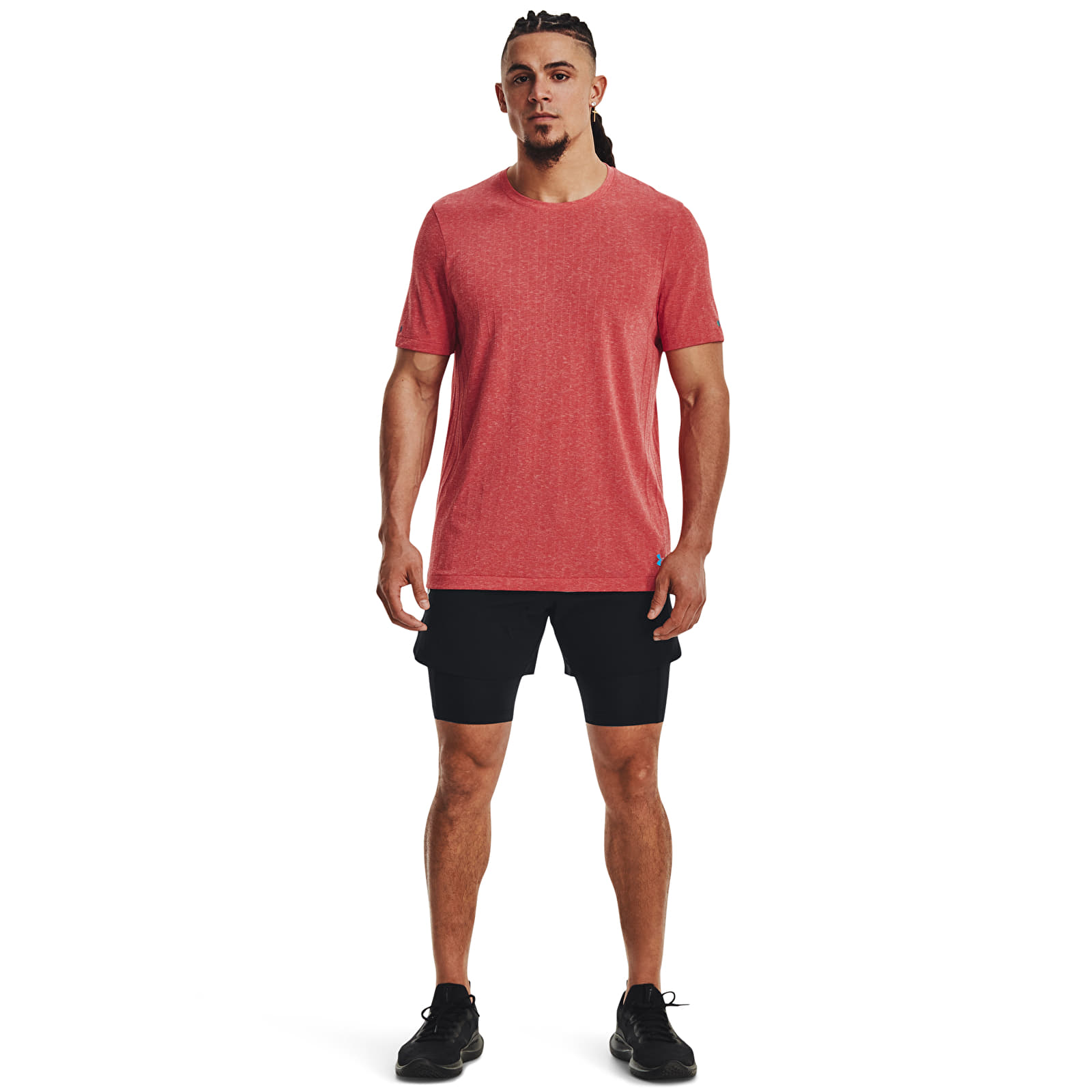 Shorts für Männer Under Armour Vanish Elite 2in1 Short Black/ Black