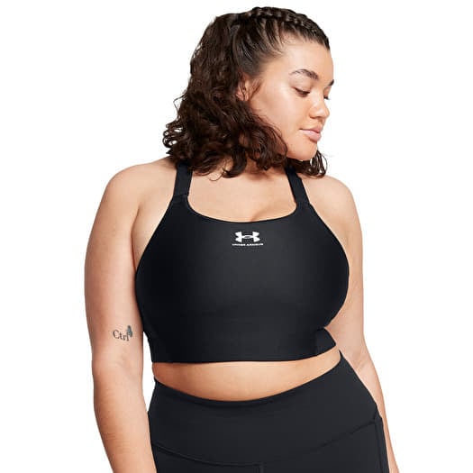 Reggiseno Under Armour HeatGear High Black/ White