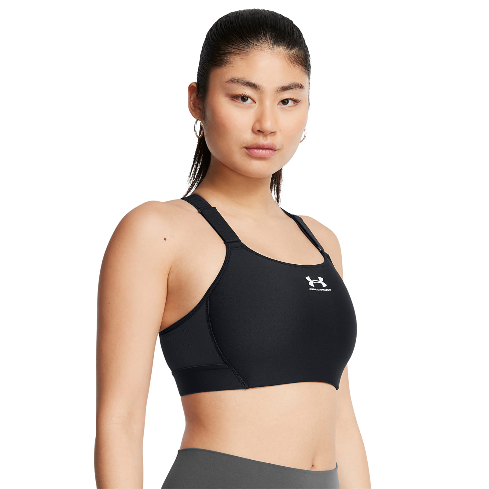 Rinnahoidjad Under Armour HeatGear High Black/ White