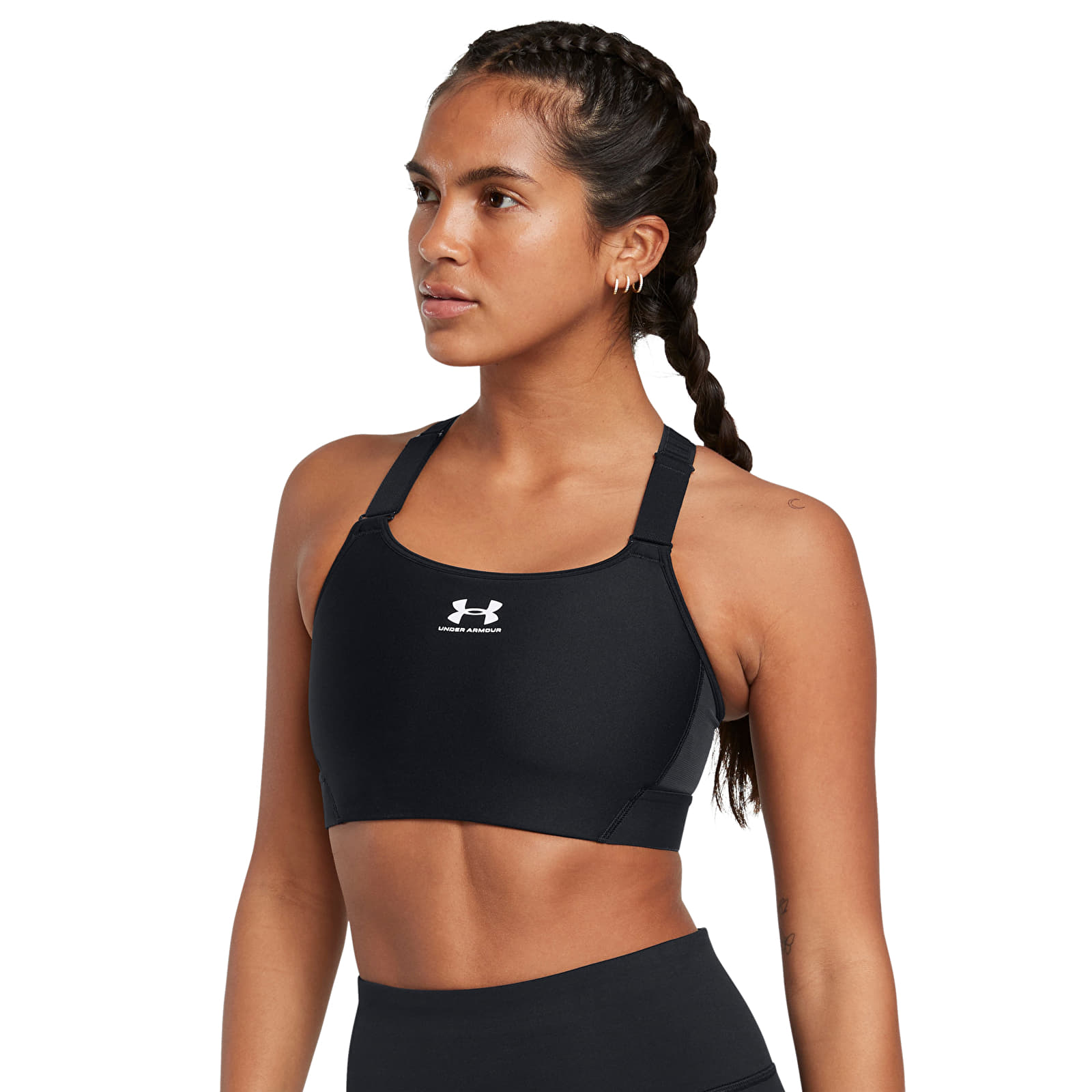 Rinnahoidjad Under Armour HeatGear High Black/ White