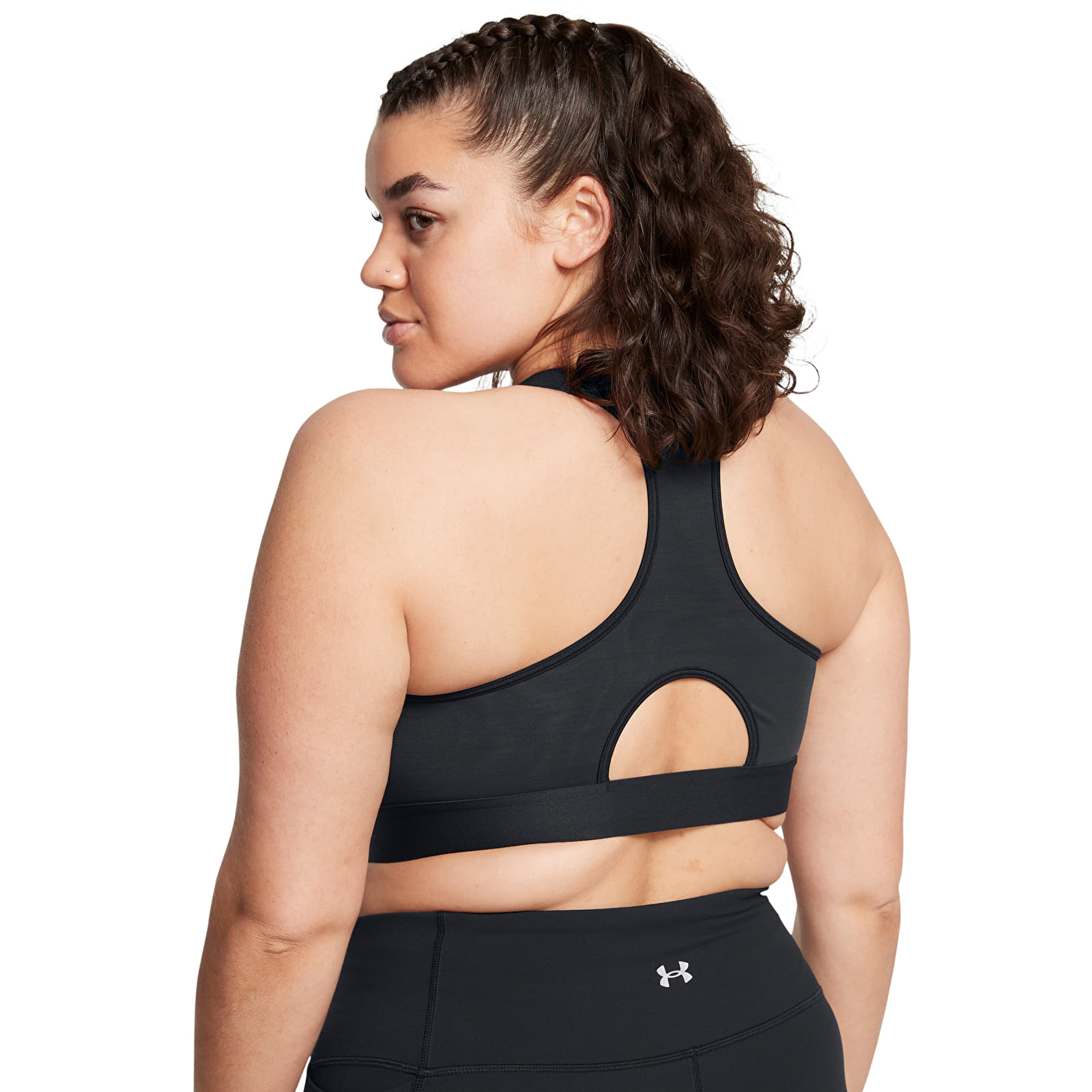 Rinnahoidjad Under Armour HeatGear High Black/ White