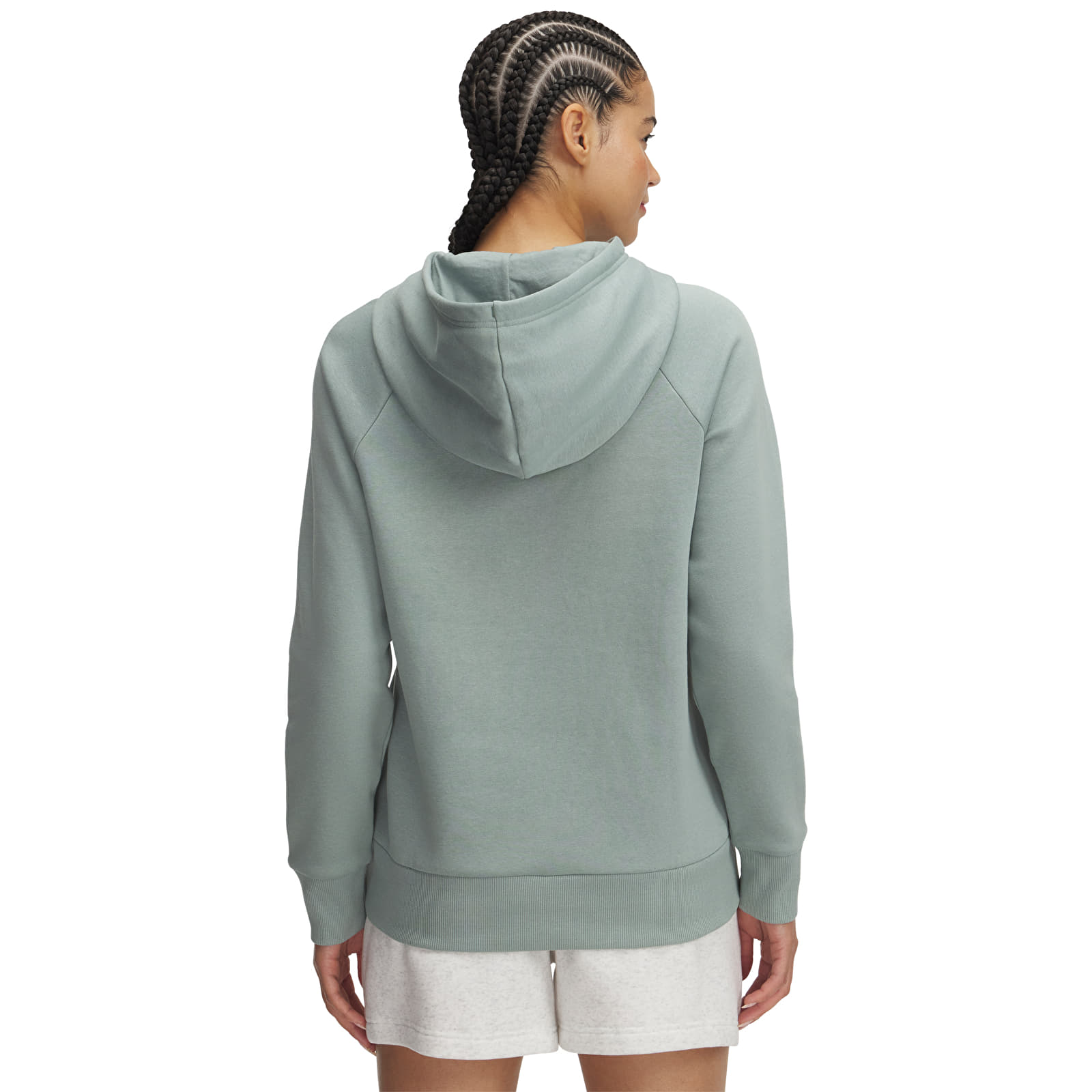 Gensere for kvinner Under Armour Rival Fleece Hoodie Silica Green/ White
