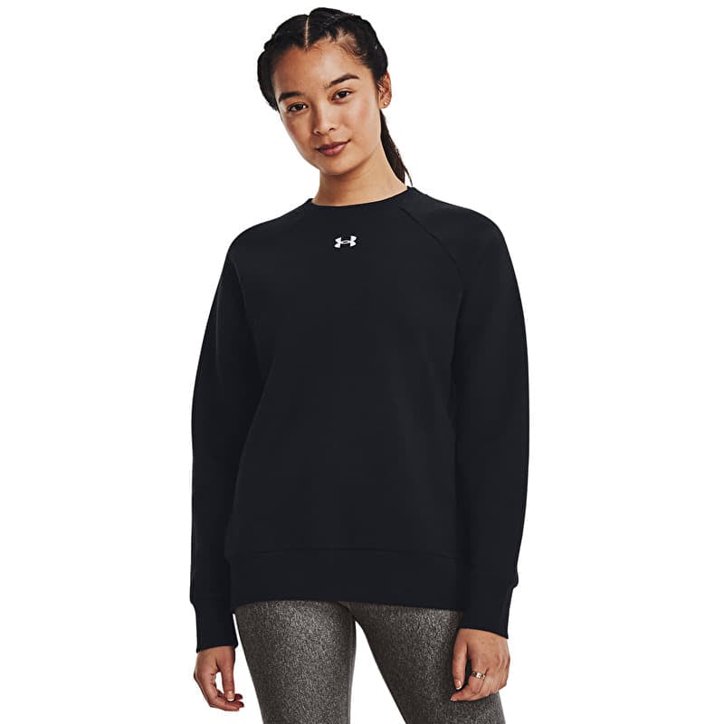Sweatshirt Under Armour Rival Fleece Crew Black/ White