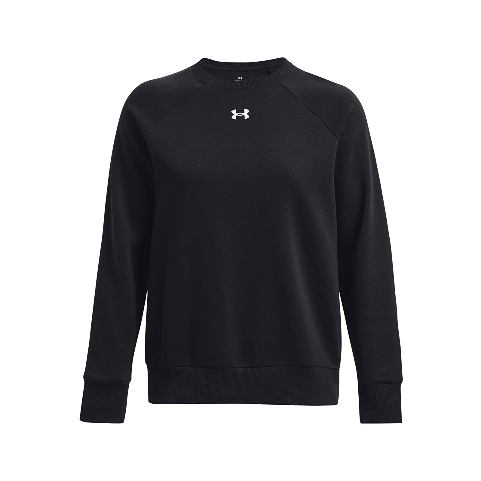 Sudaderas de mujer Under Armour Rival Fleece Crew Black/ White