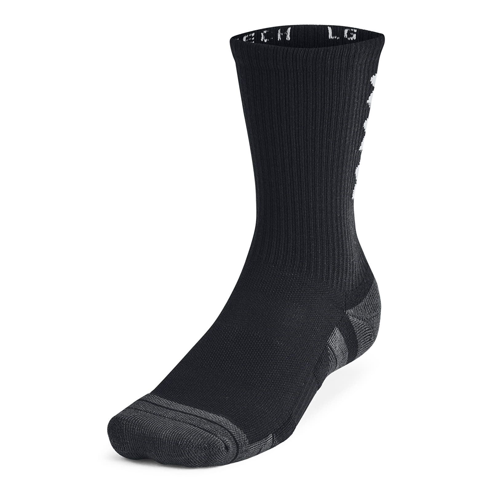 Calcetines para hombre Under Armour Perf Tech Nov 3-Pack Crew Black/ Black/ White