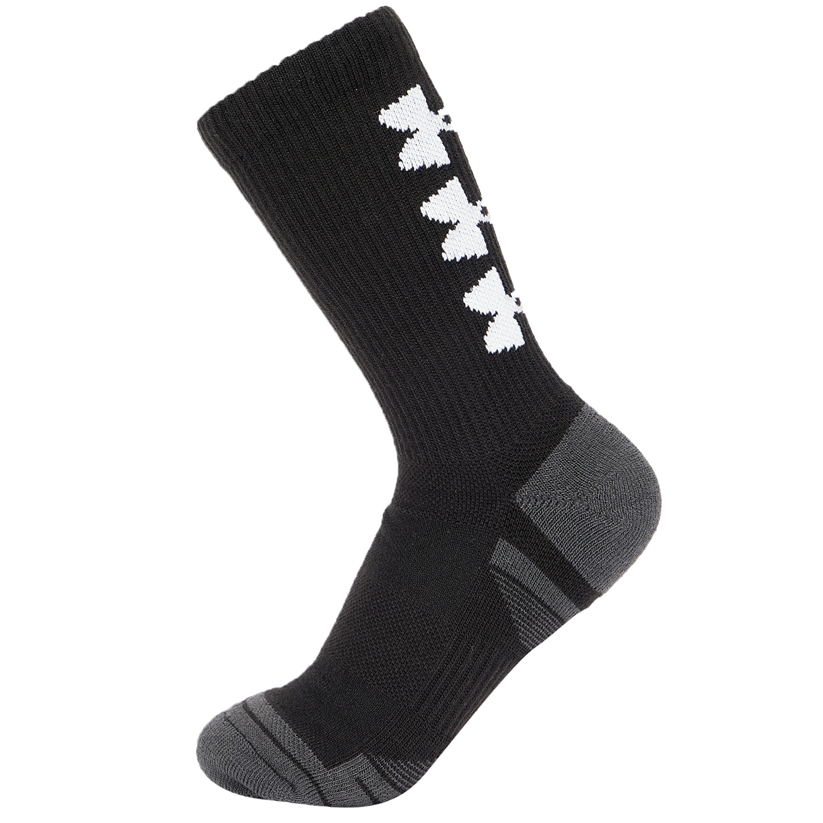 Calcetines para hombre Under Armour Perf Tech Nov 3-Pack Crew Black/ Black/ White