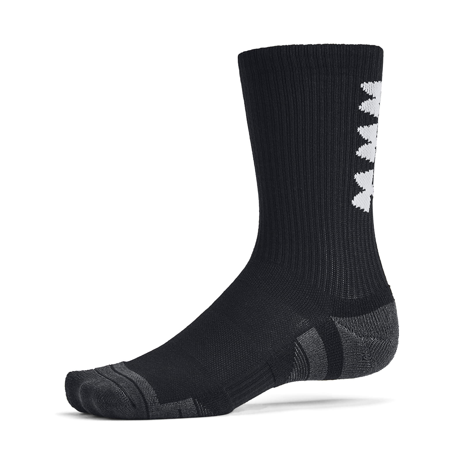 Calcetines para hombre Under Armour Perf Tech Nov 3-Pack Crew Black/ Black/ White