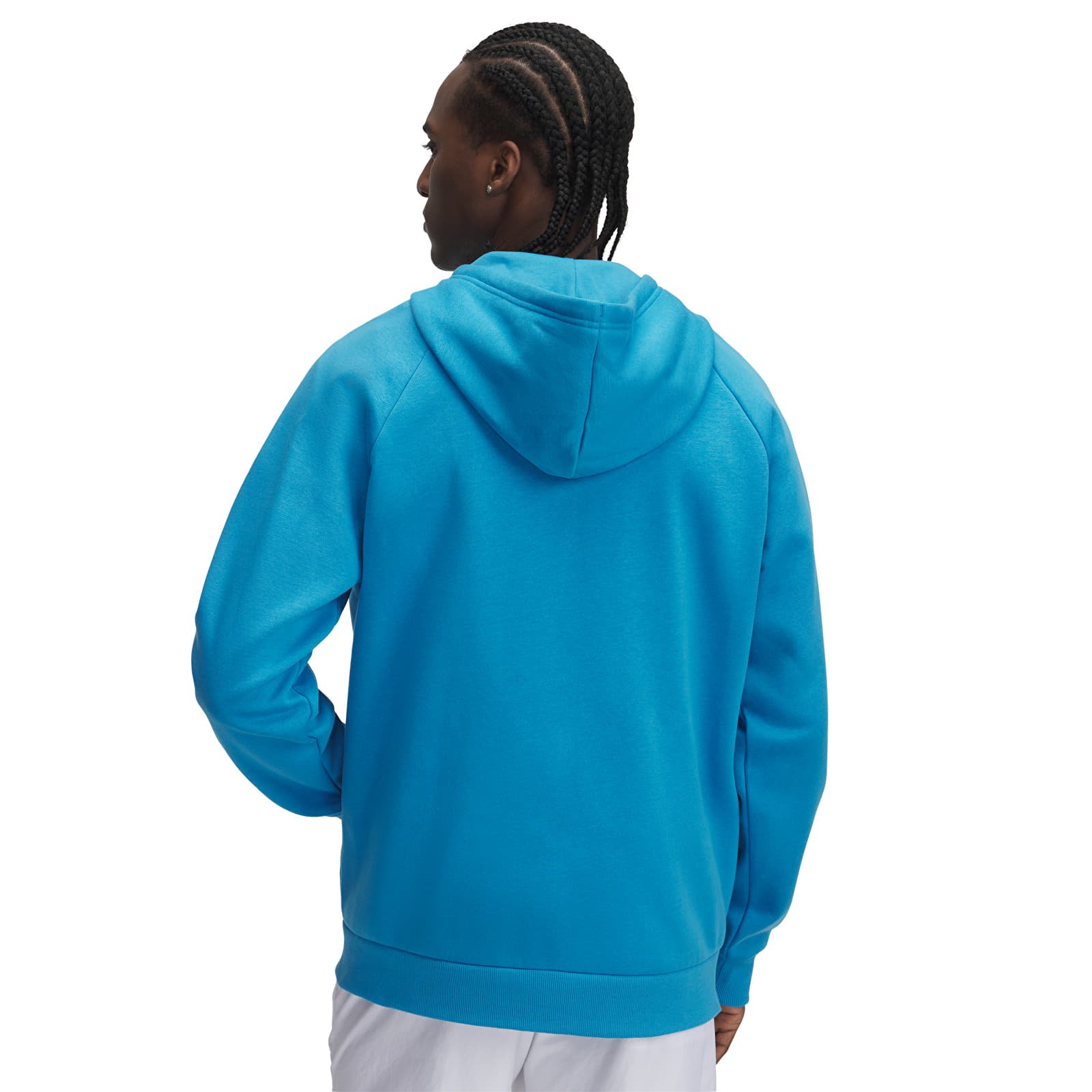 Herren-Sweatshirts Under Armour Rival Fleece FZ Hoodie Ether Blue/ White