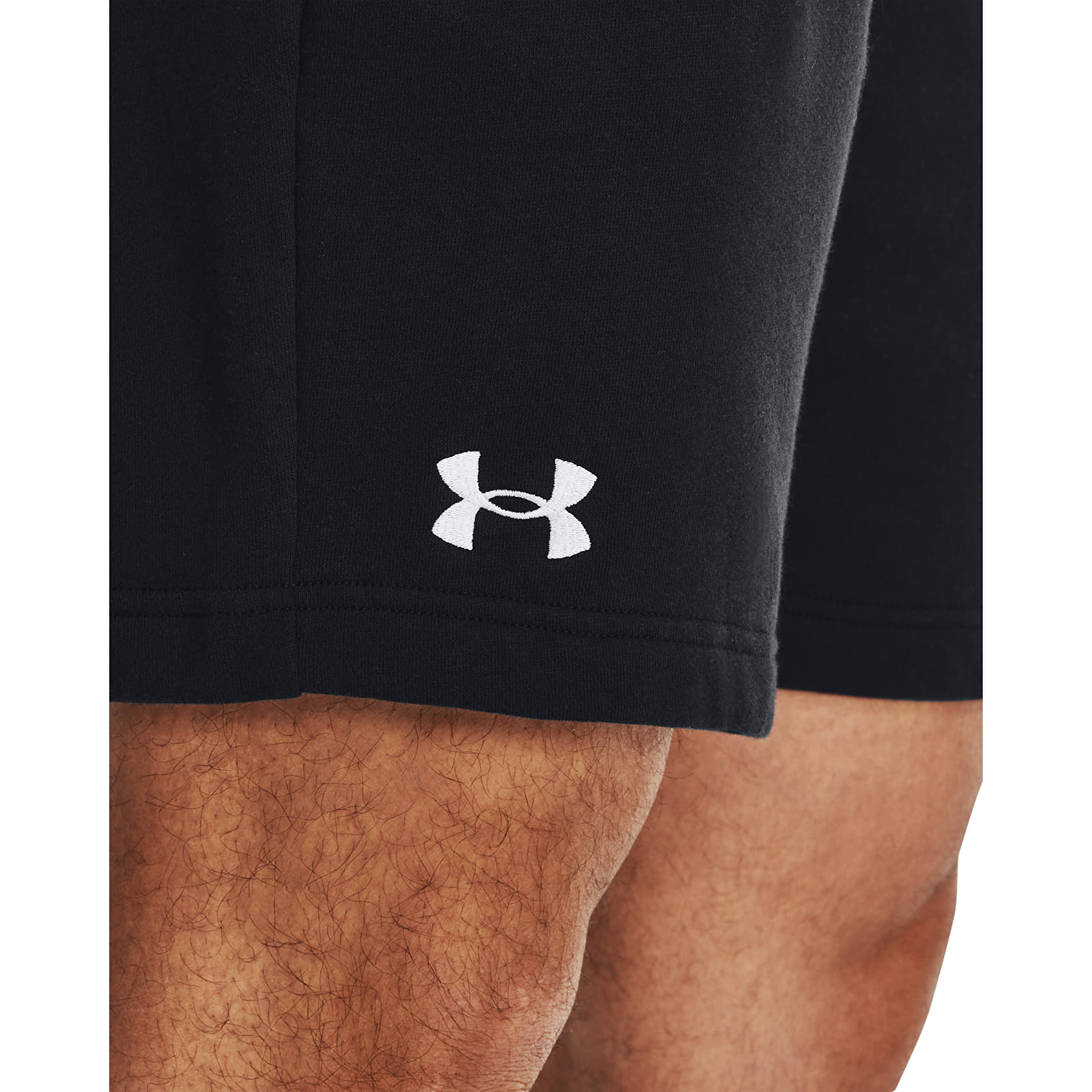 Men's shorts Under Armour Rival Fleece Shorts Black/ White