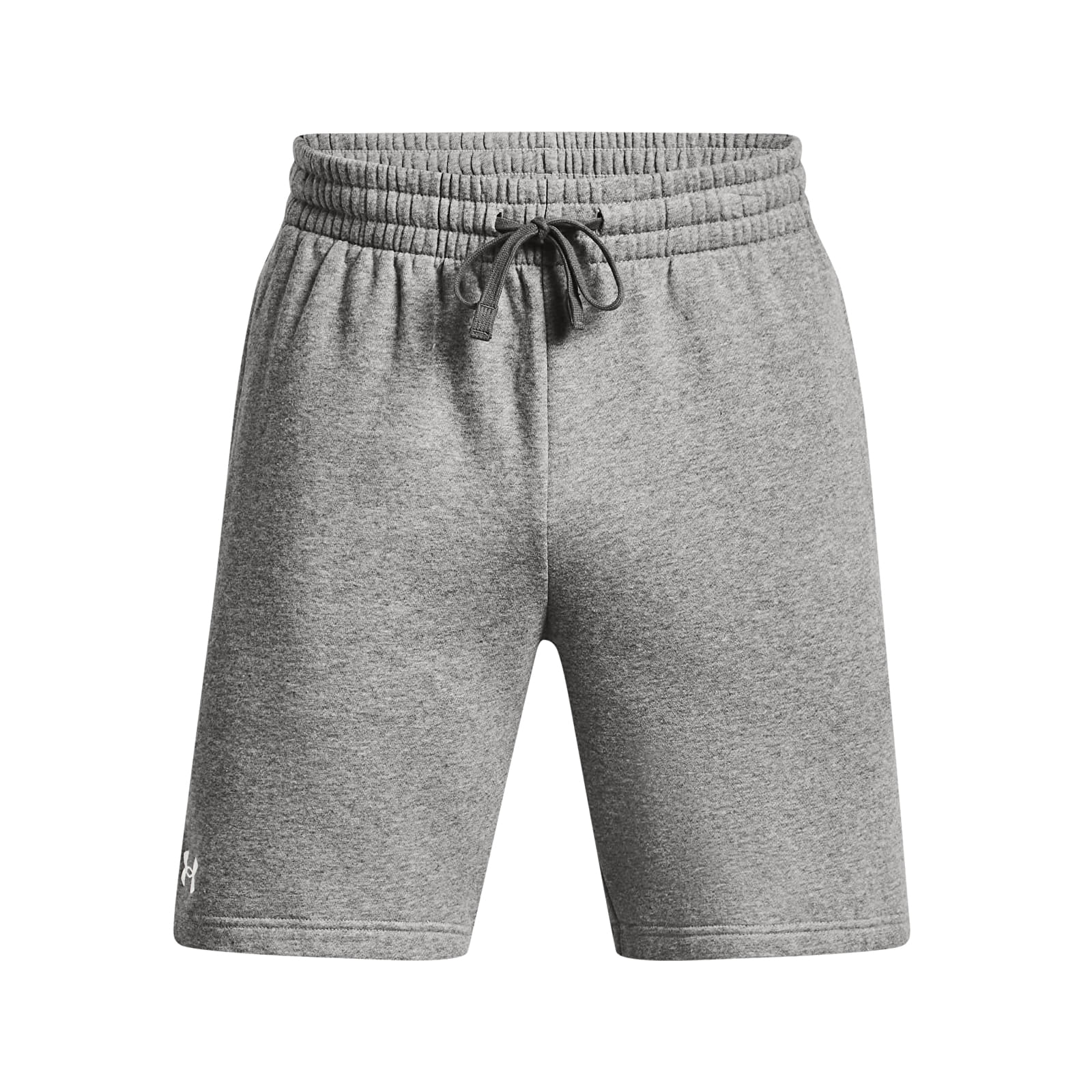 Men's shorts Under Armour Rival Fleece Shorts Castlerock Light Heather/ White
