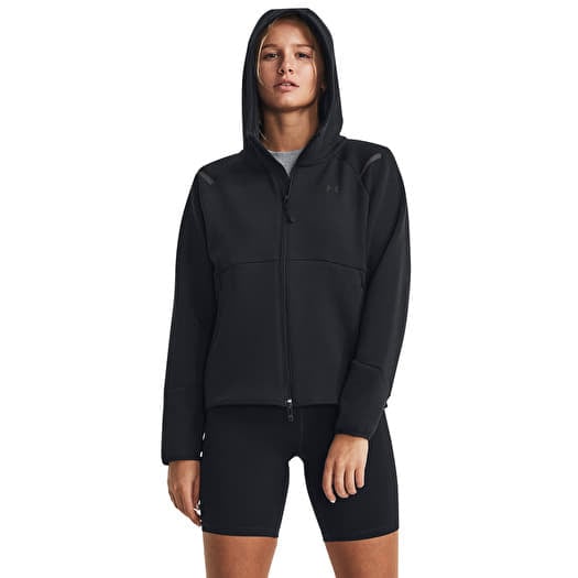 Sweat-shirt Under Armour Unstoppable Fleece FZ Black/ Black