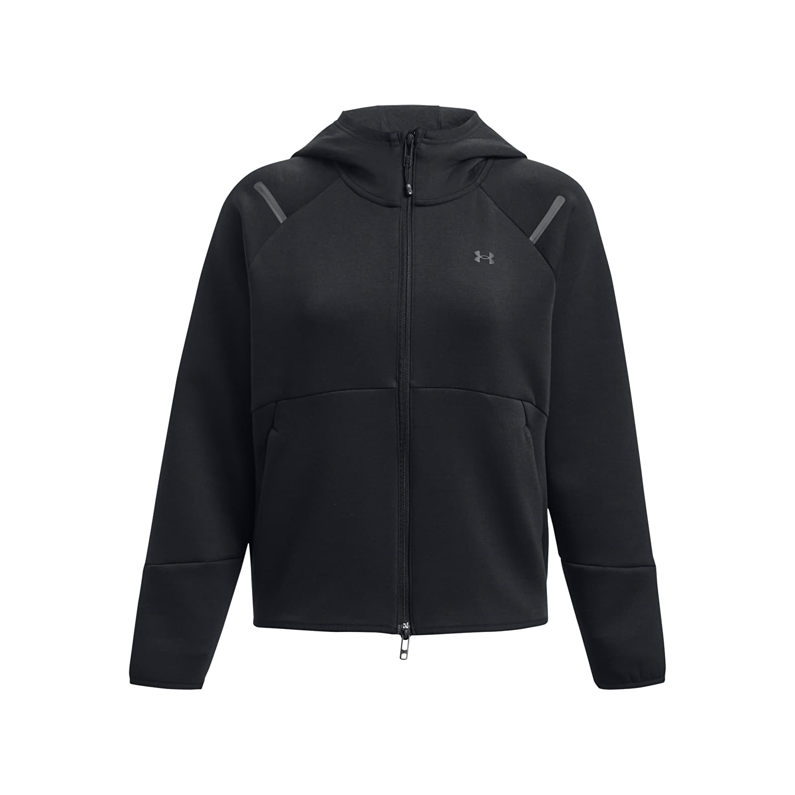 Naiste kampsunid Under Armour Unstoppable Fleece FZ Black/ Black