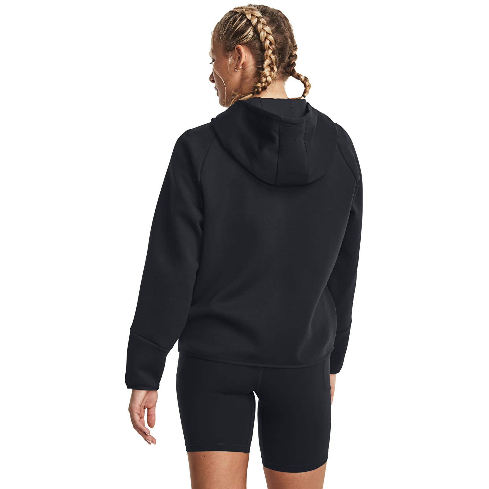 Naiste kampsunid Under Armour Unstoppable Fleece FZ Black/ Black