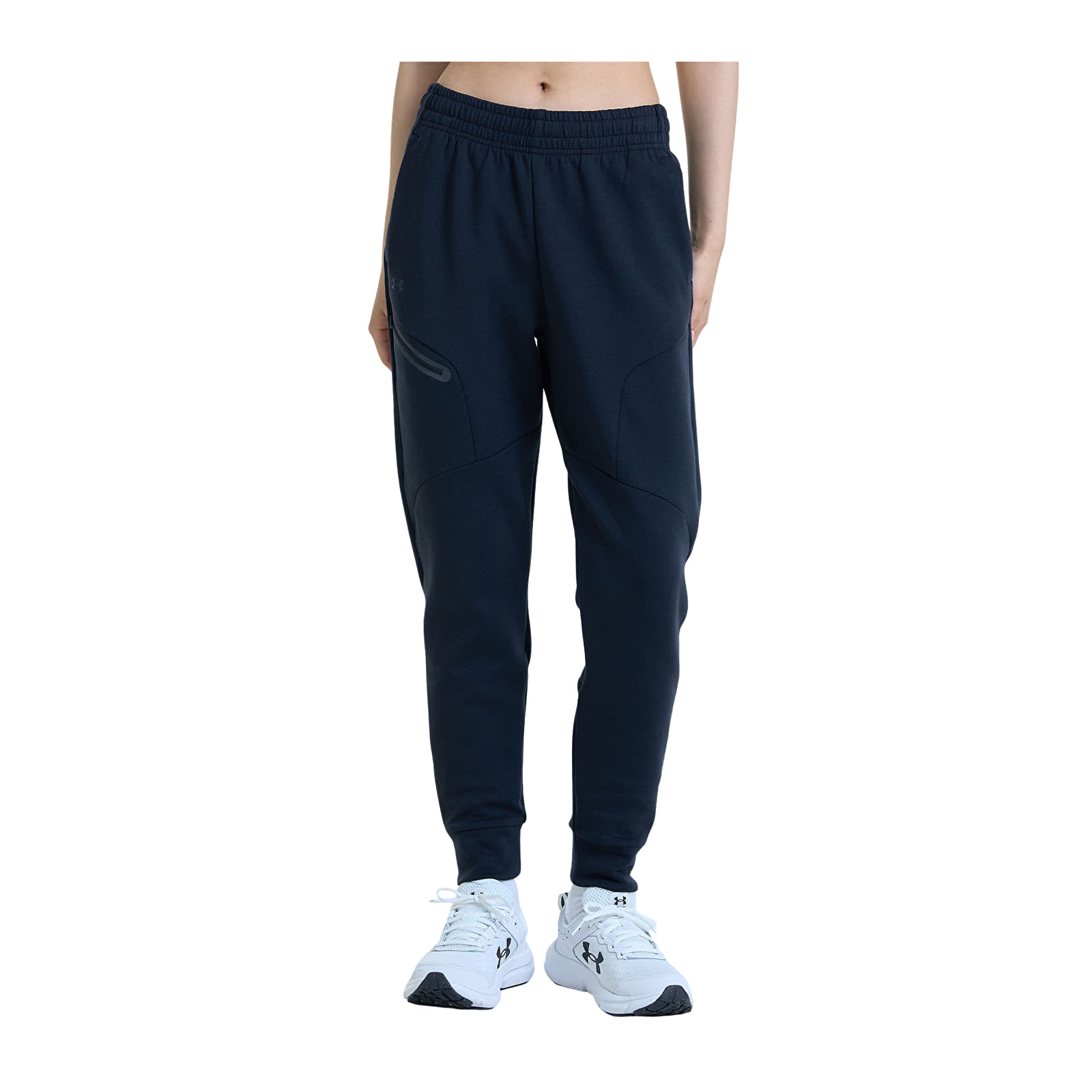 Women's Trousers Under Armour Unstoppable Fleece Jogger Black/ Black