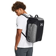 Under Armour Contain Duo SM BP Duffle Castlerock Medium Heather/ Black/ White