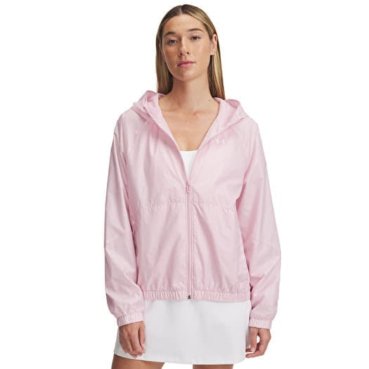 Jachetă Under Armour Rival Sport Windbreak Jacket Prime Pink/ White