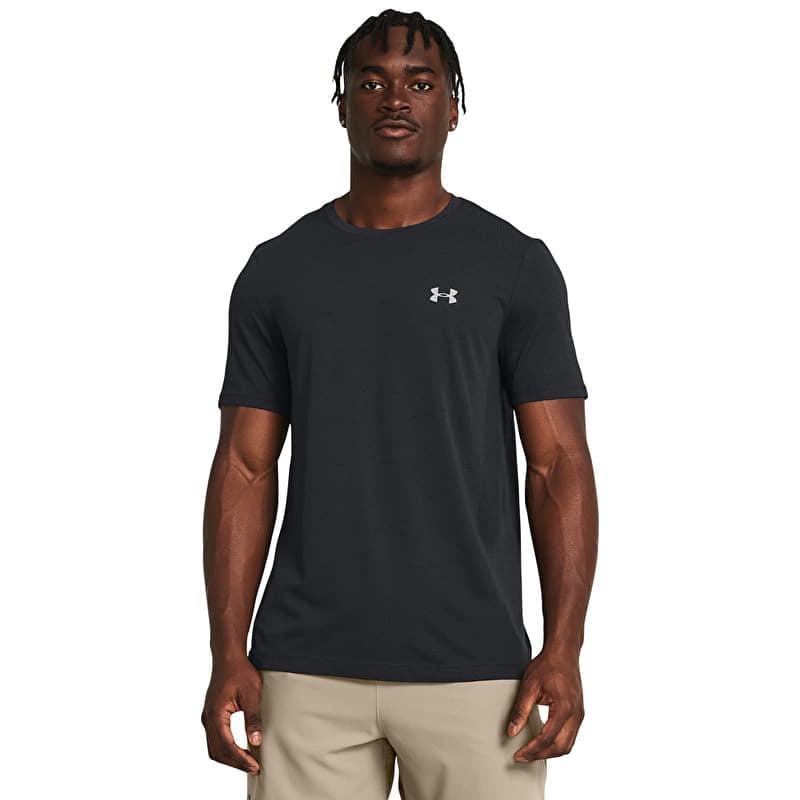 Póló Under Armour Vanish Seamless SS Tee Black/ Mod Gray