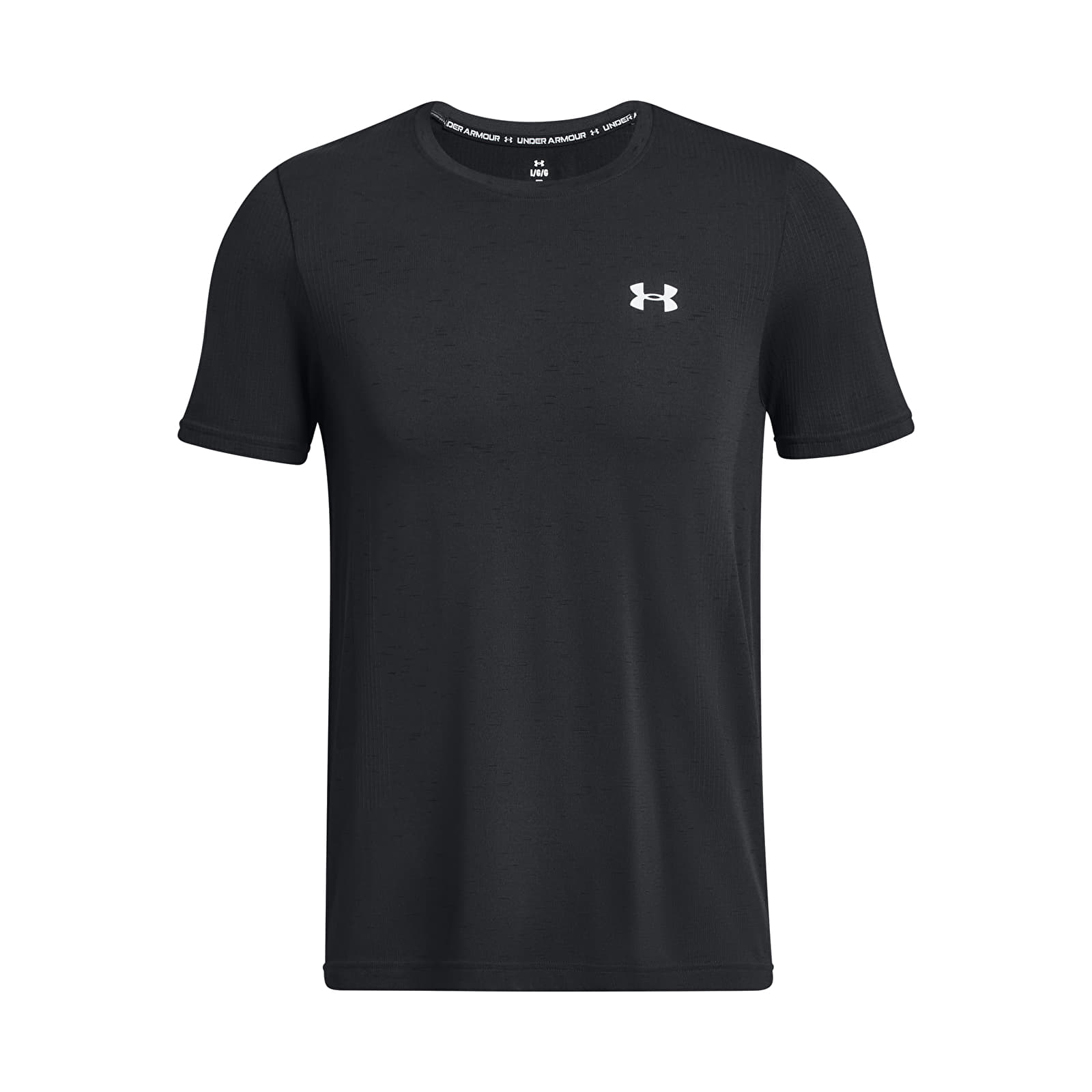 Meeste T-särgid Under Armour Vanish Seamless SS Tee Black/ Mod Gray