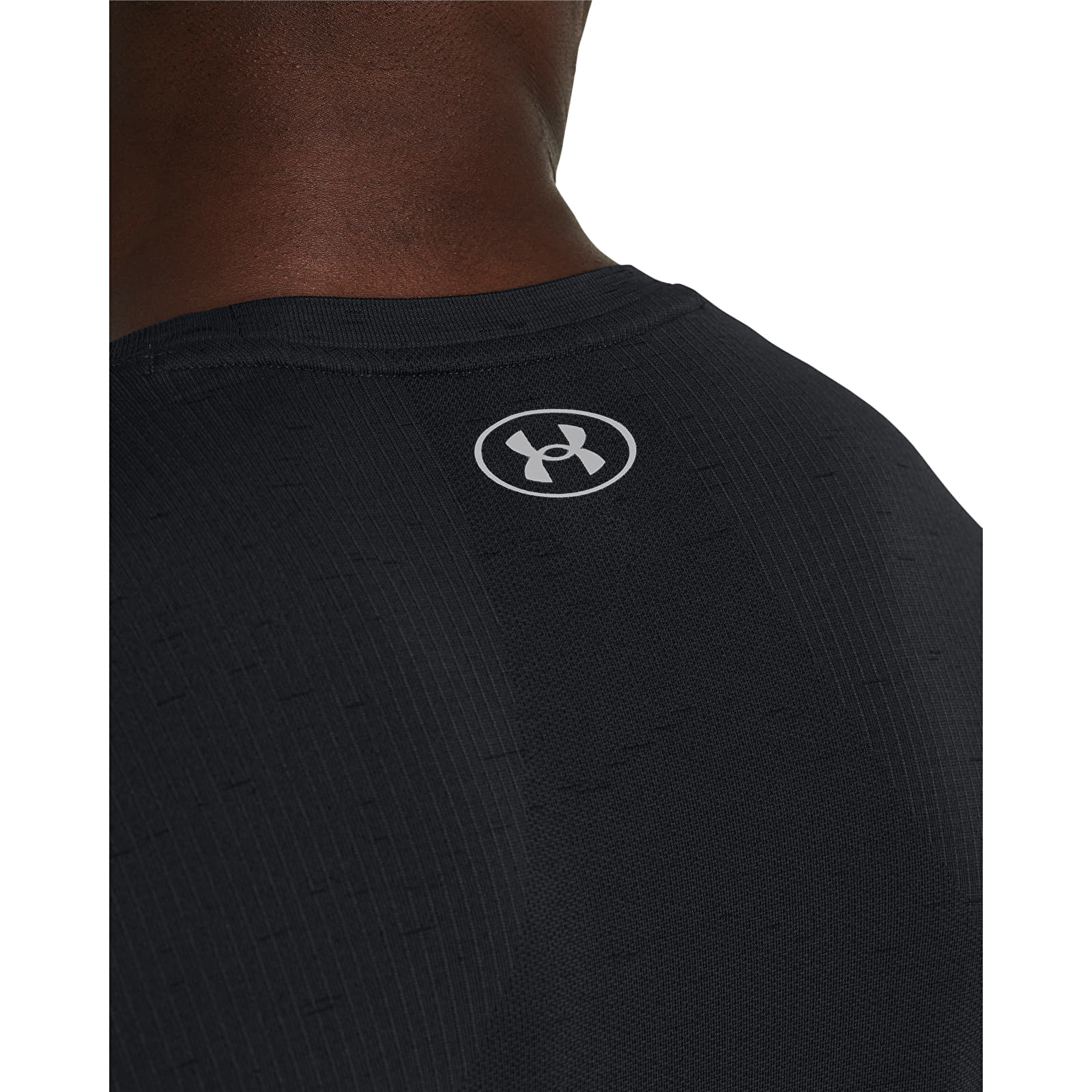 Meeste T-särgid Under Armour Vanish Seamless SS Tee Black/ Mod Gray
