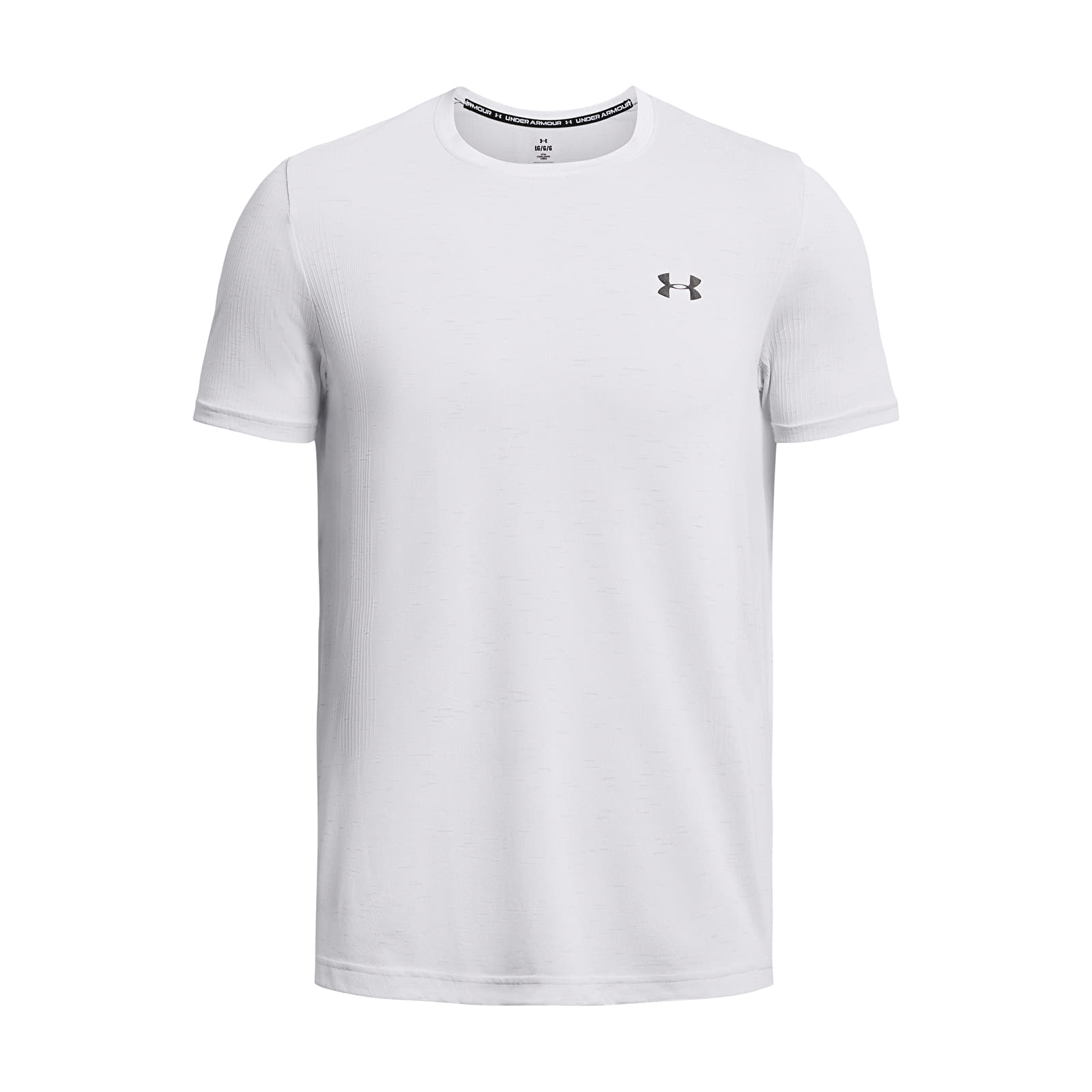 Meeste T-särgid Under Armour Vanish Seamless SS Tee White/ Black