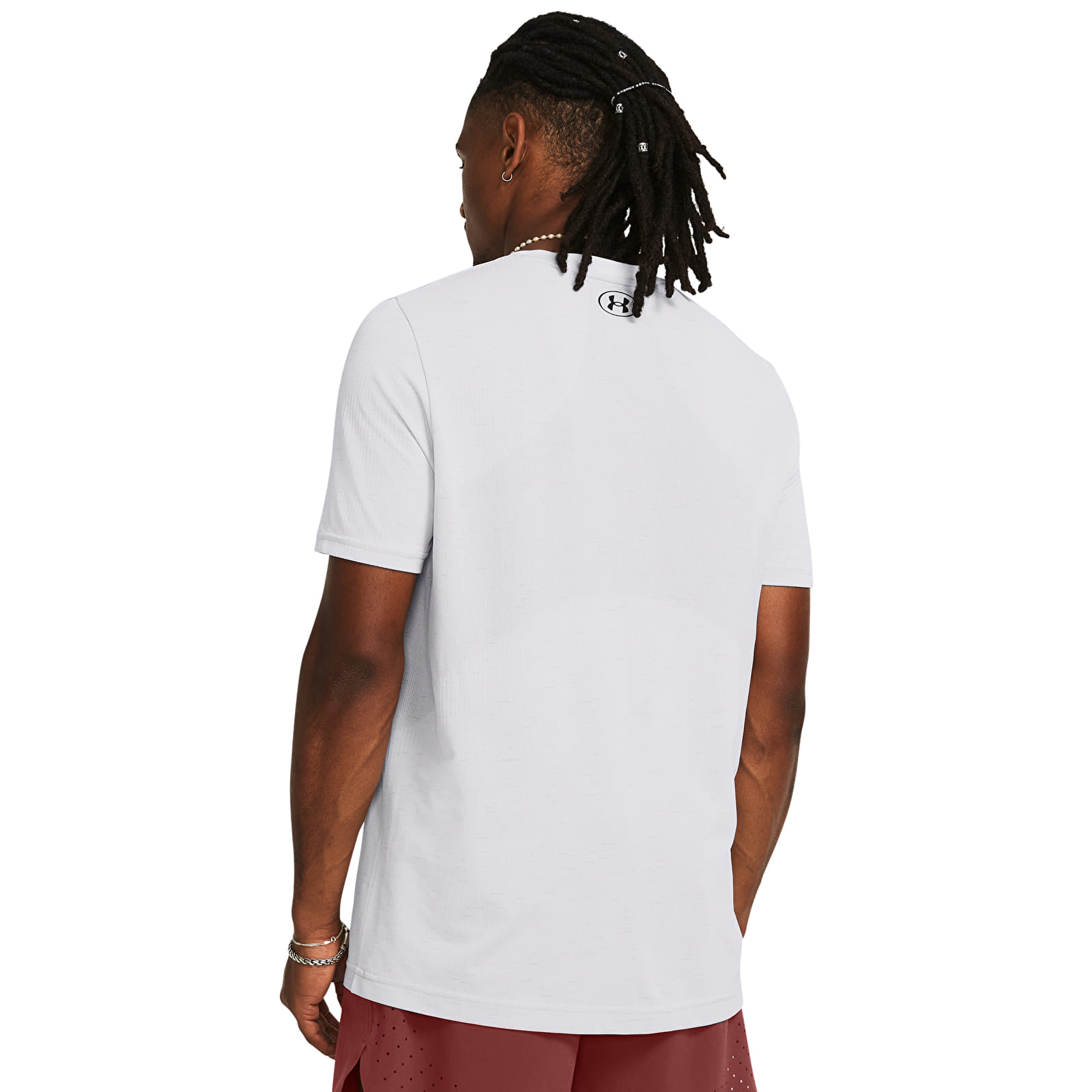 Meeste T-särgid Under Armour Vanish Seamless SS Tee White/ Black