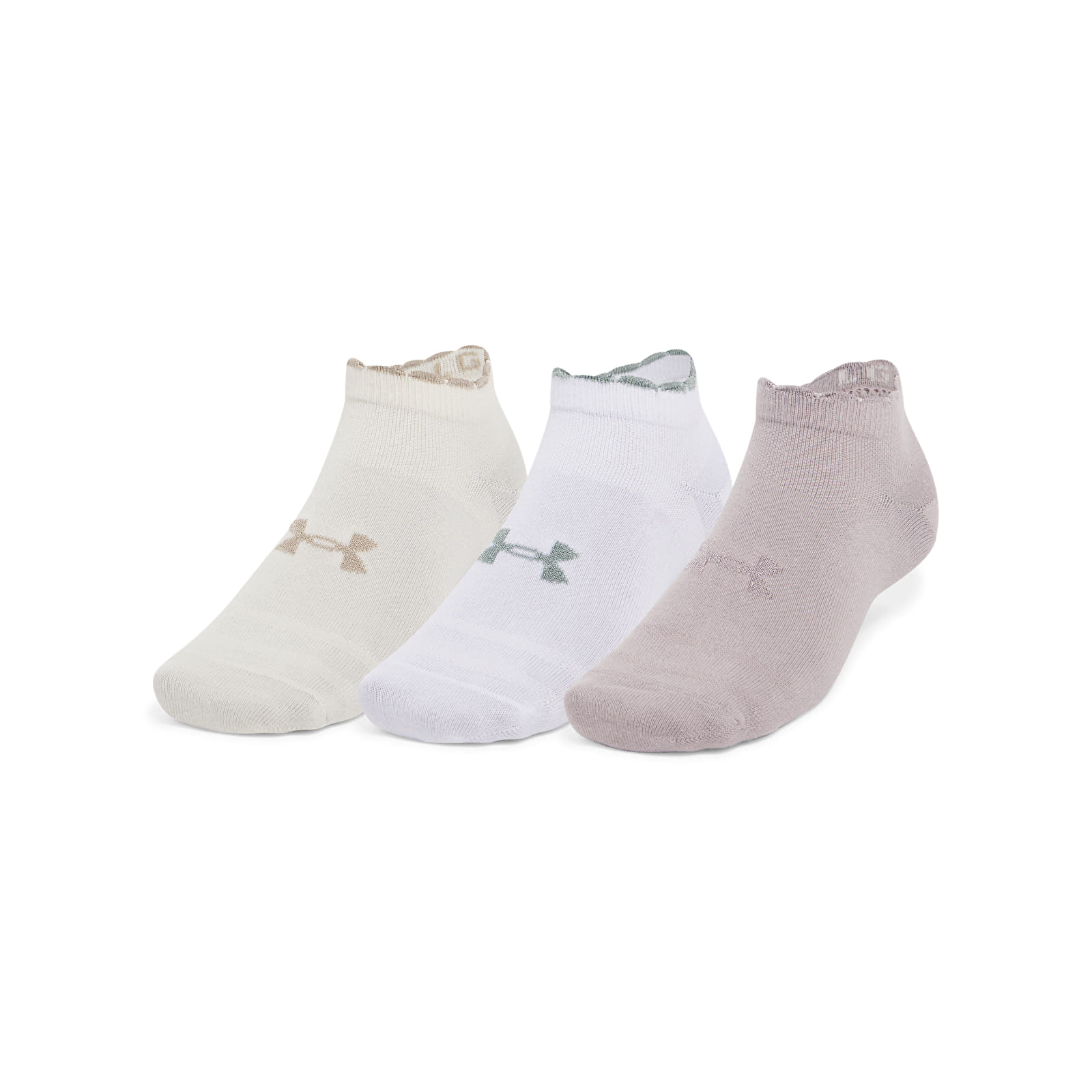 Meeste sokid Under Armour Essential Low Cut 3-Pack Gray Dawn/ White/ Gray Dawn