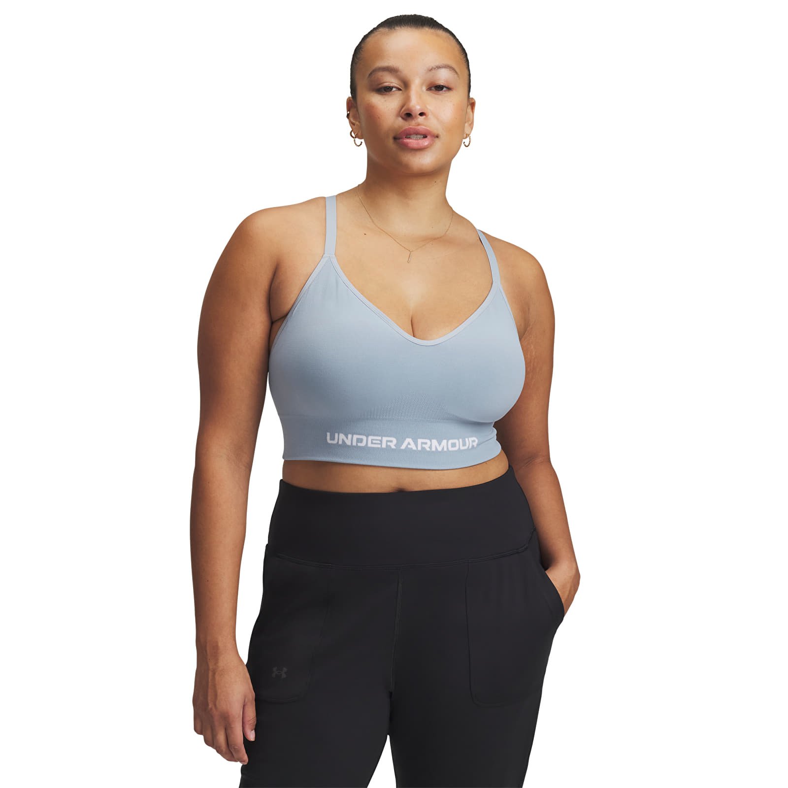 Bras Under Armour Vanish Seamless Low Bra Harbor Blue/ White