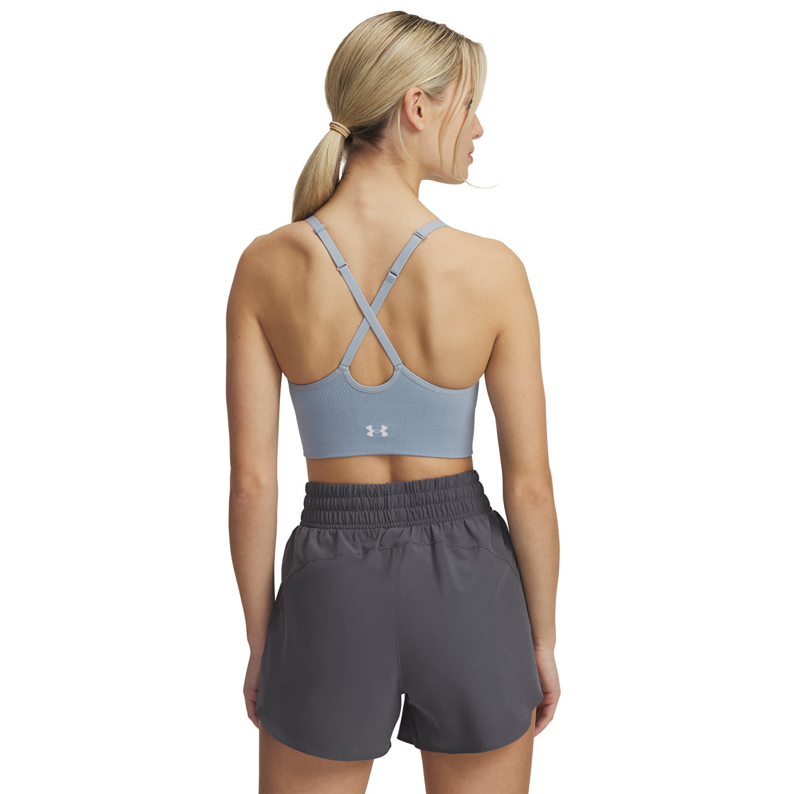 Bras Under Armour Vanish Seamless Low Bra Harbor Blue/ White