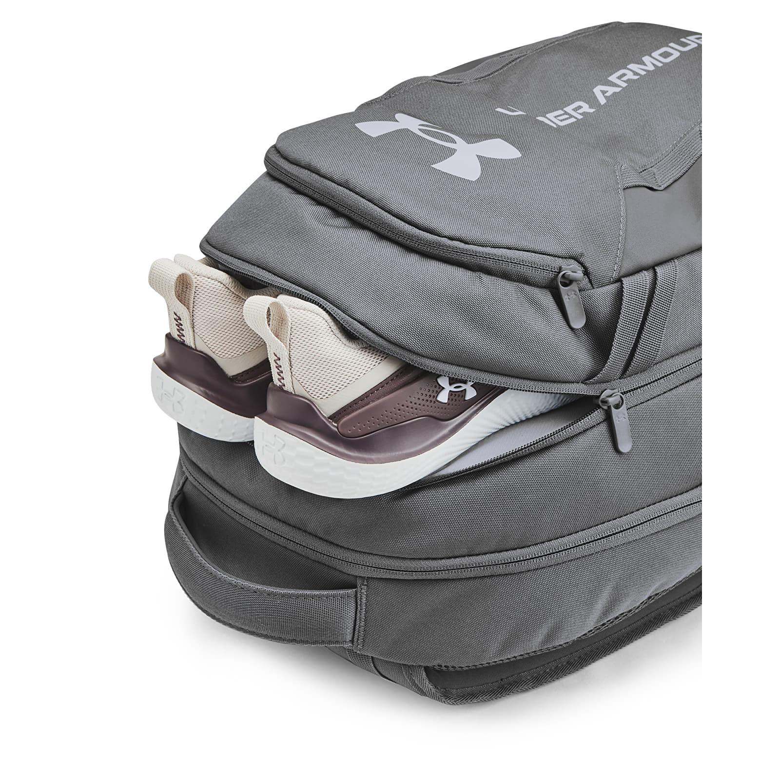 Rygsække til mænd Under Armour Hustle 6.0 Backpack Castlerock/ Steel