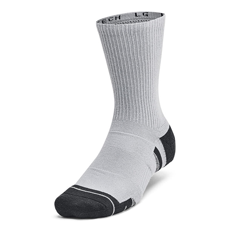 Under Armour Unisex Under Armour Perf Tech 6-Pack Crew Mod Gray/ Mod Gray/ Jet Gray