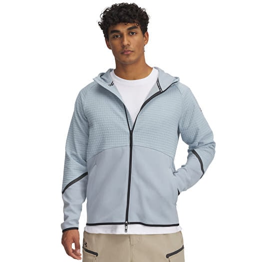 Felpa Under Armour Unstoppable Fleece Grid FZ Harbor Blue/ Black